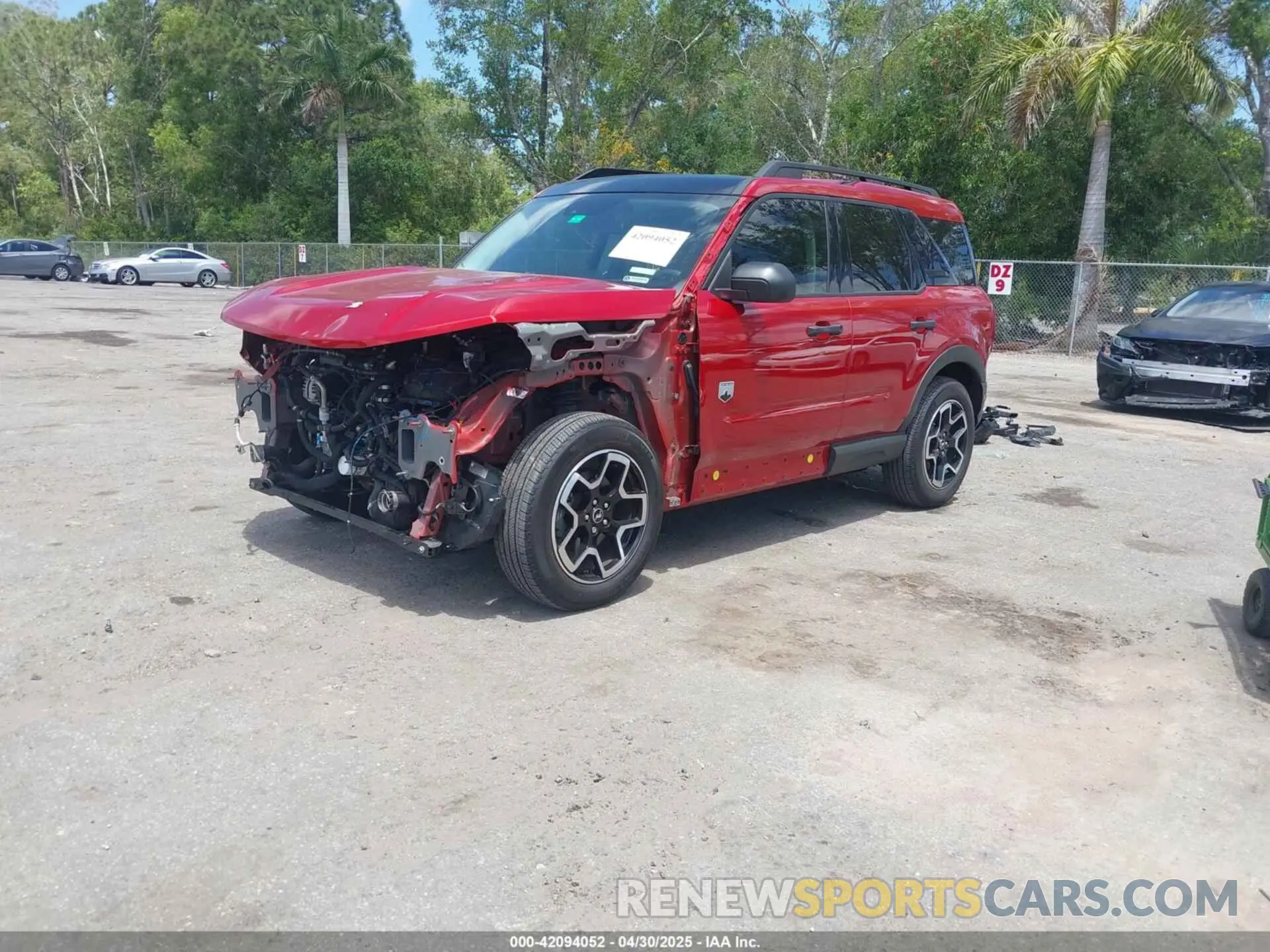 2 Photograph of a damaged car 3FMCR9B60NRD34492 FORD BRONCO SPORT 2022