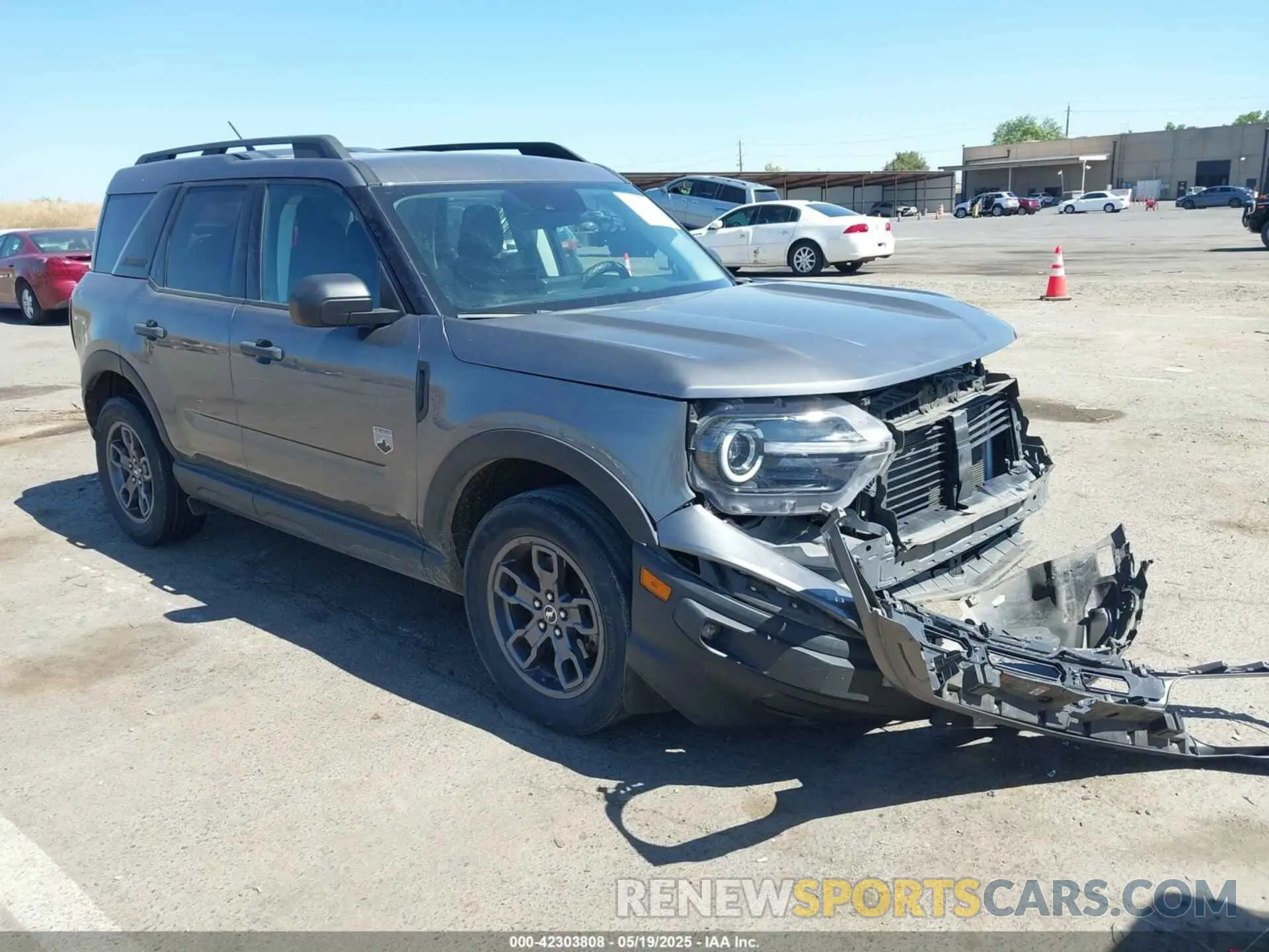 1 Photograph of a damaged car 3FMCR9B62NRE16515 FORD BRONCO SPORT 2022