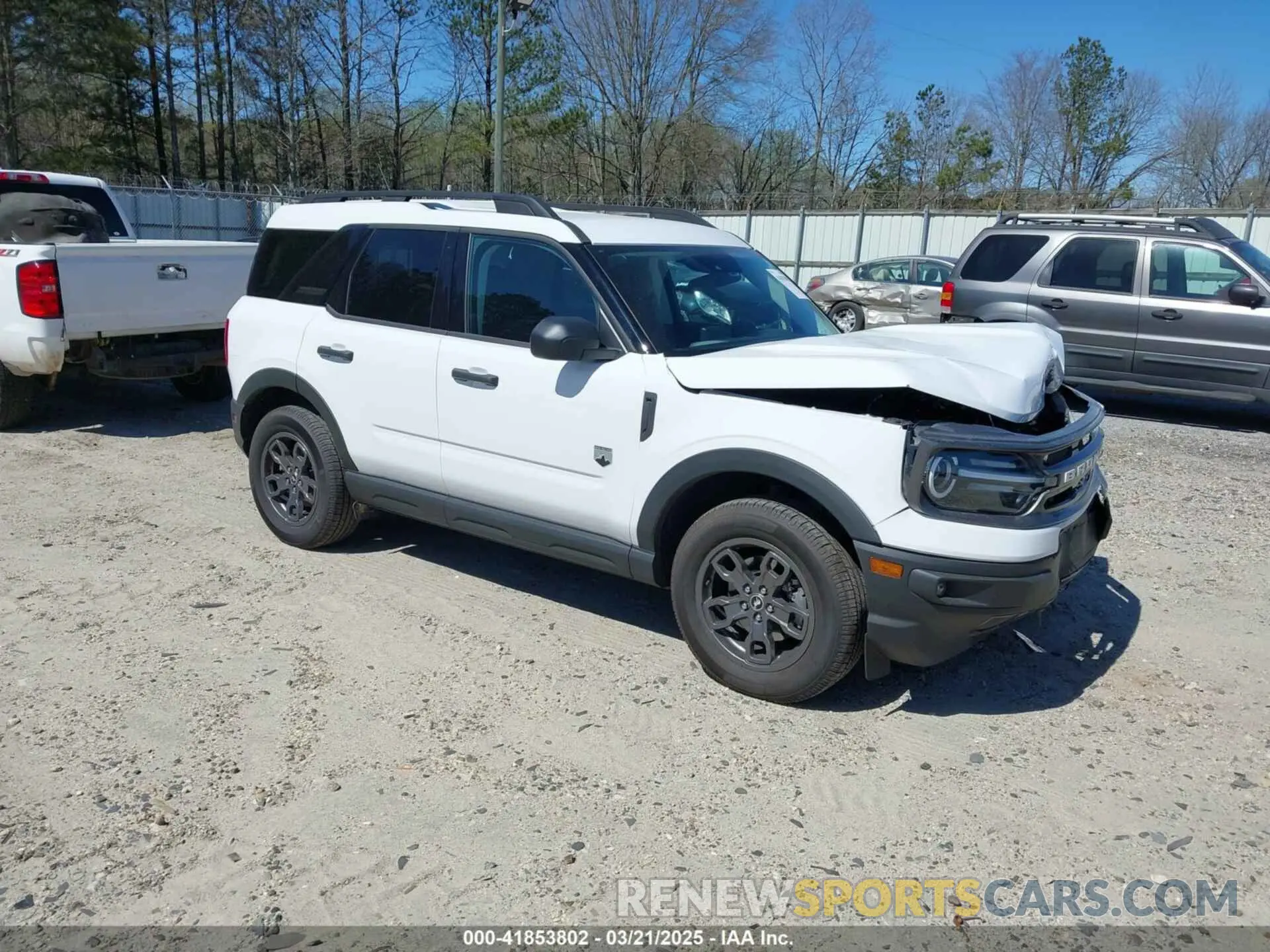 1 Photograph of a damaged car 3FMCR9B64NRE21666 FORD BRONCO SPORT 2022