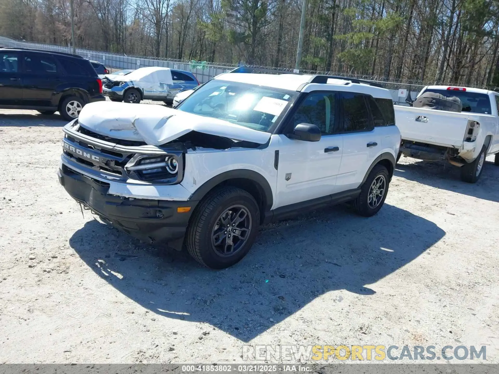 2 Photograph of a damaged car 3FMCR9B64NRE21666 FORD BRONCO SPORT 2022