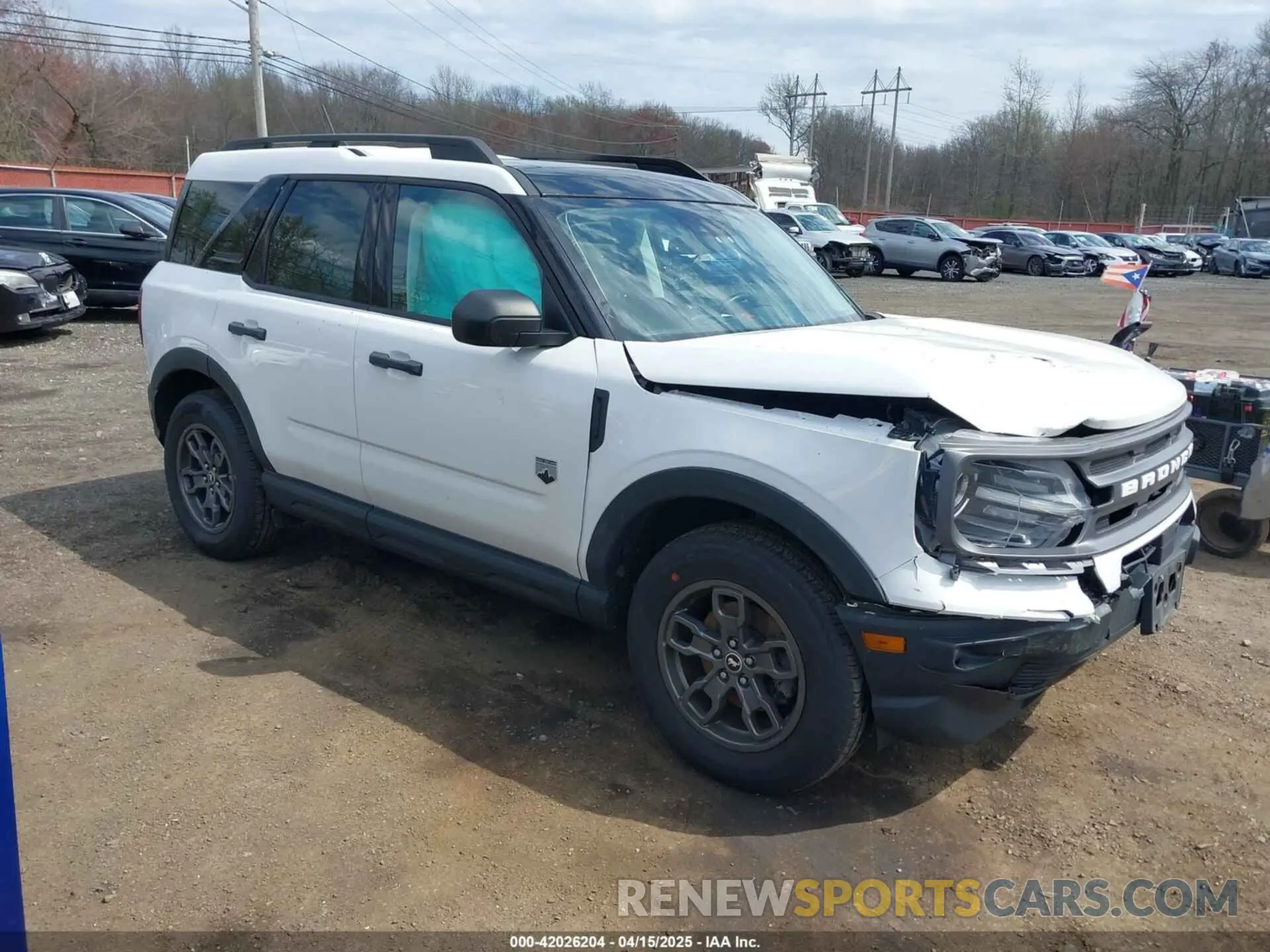 1 Фотография поврежденного автомобиля 3FMCR9B65NRD15243 FORD BRONCO SPORT 2022