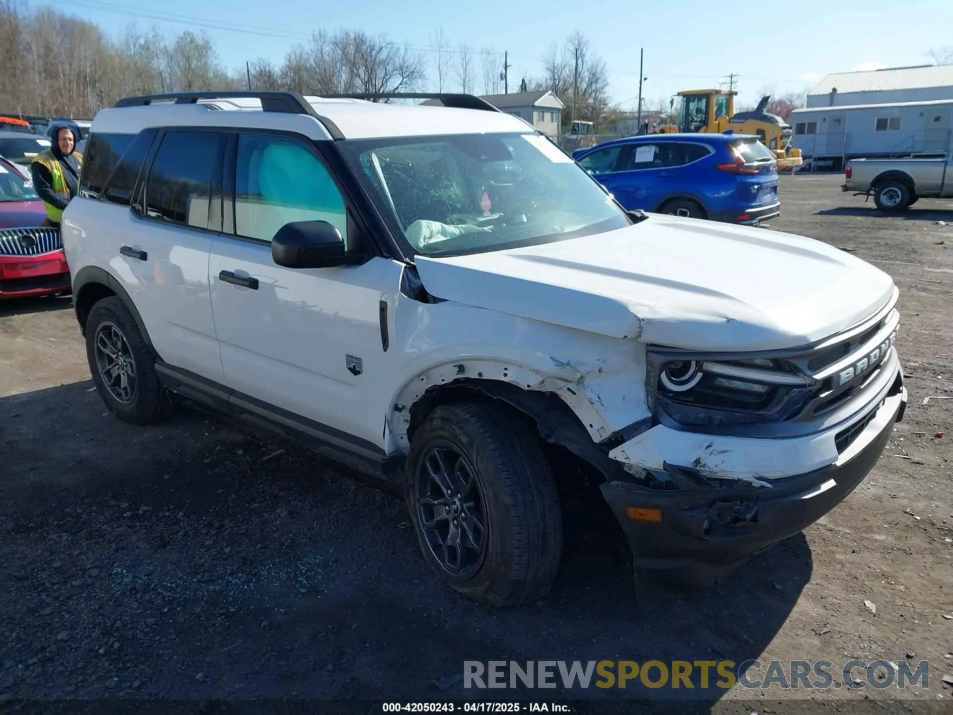 1 Photograph of a damaged car 3FMCR9B65NRD86491 FORD BRONCO SPORT 2022