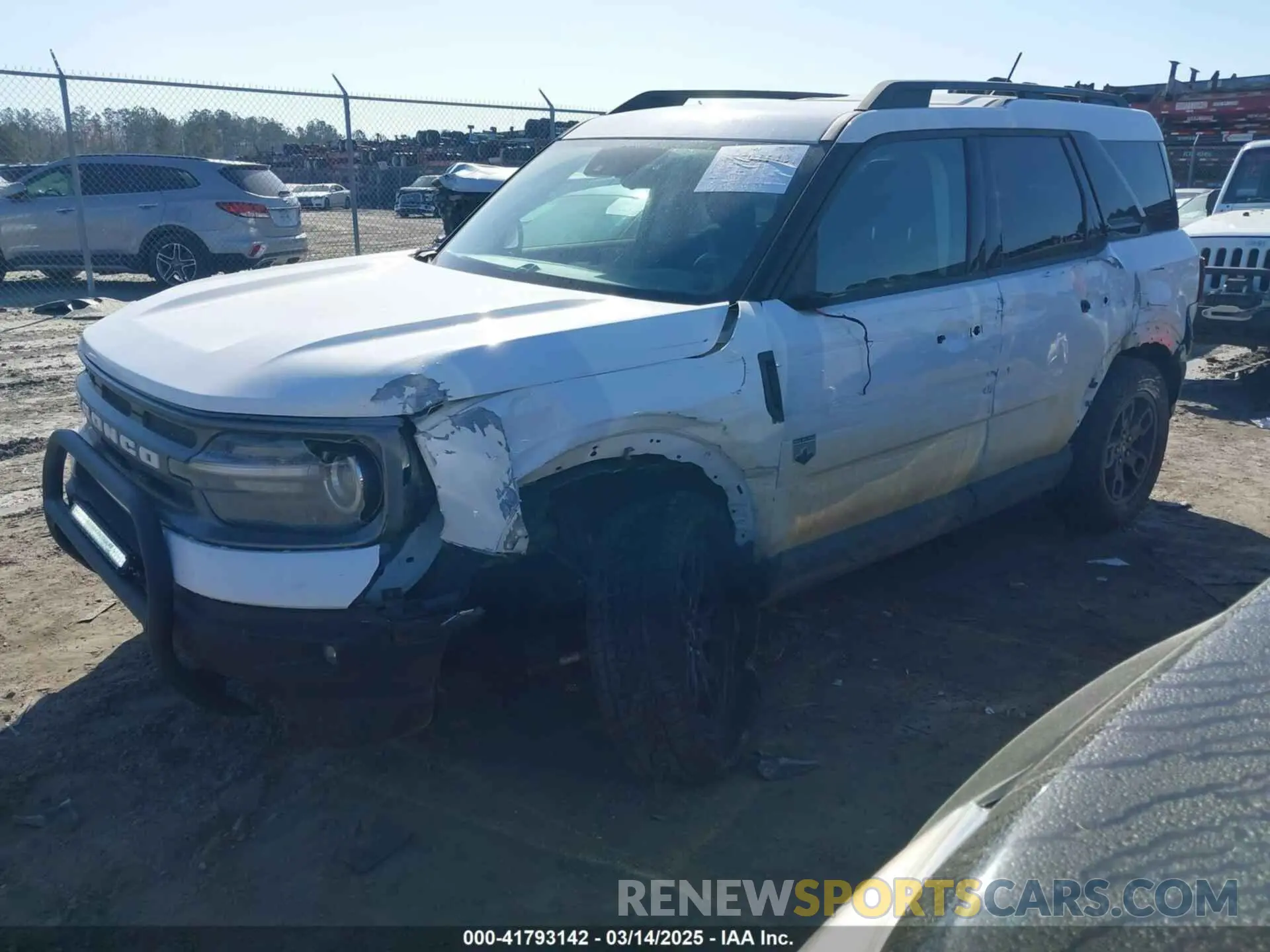 2 Photograph of a damaged car 3FMCR9B67NRE17756 FORD BRONCO SPORT 2022