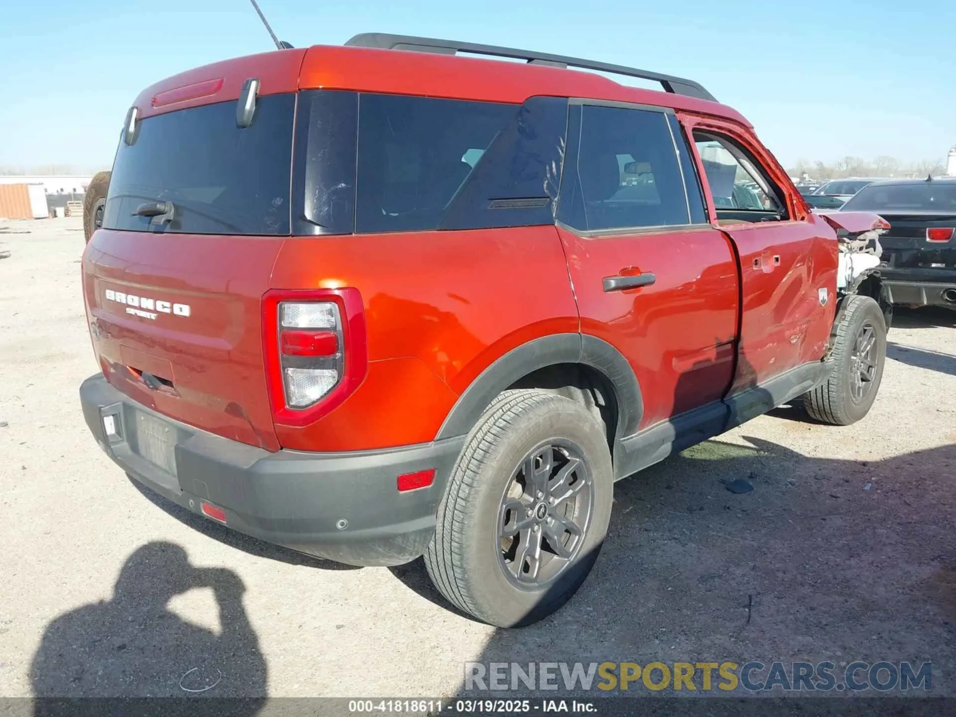 4 Фотография поврежденного автомобиля 3FMCR9B69NRD55258 FORD BRONCO SPORT 2022