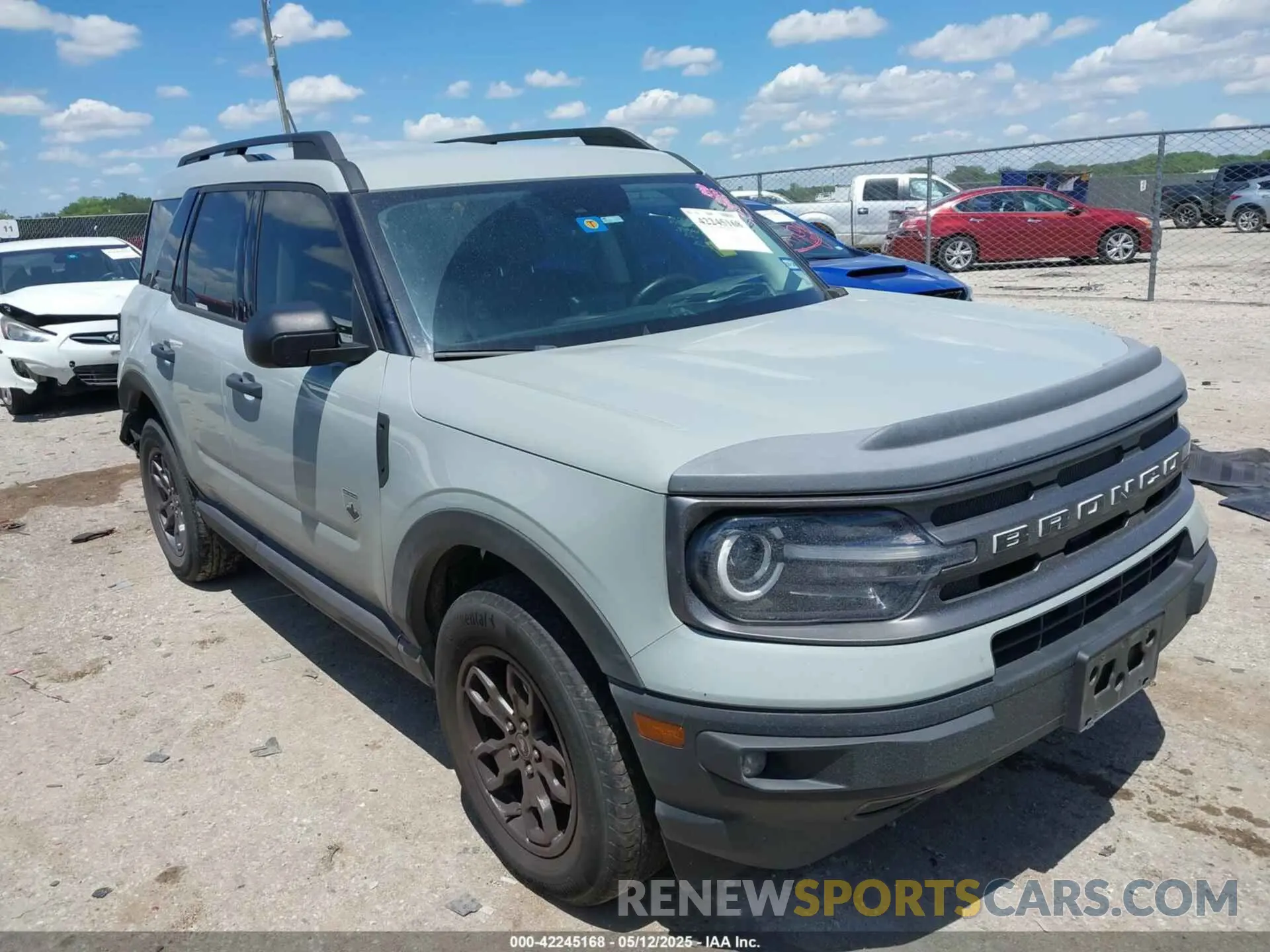 1 Photograph of a damaged car 3FMCR9B6XNRD65927 FORD BRONCO SPORT 2022
