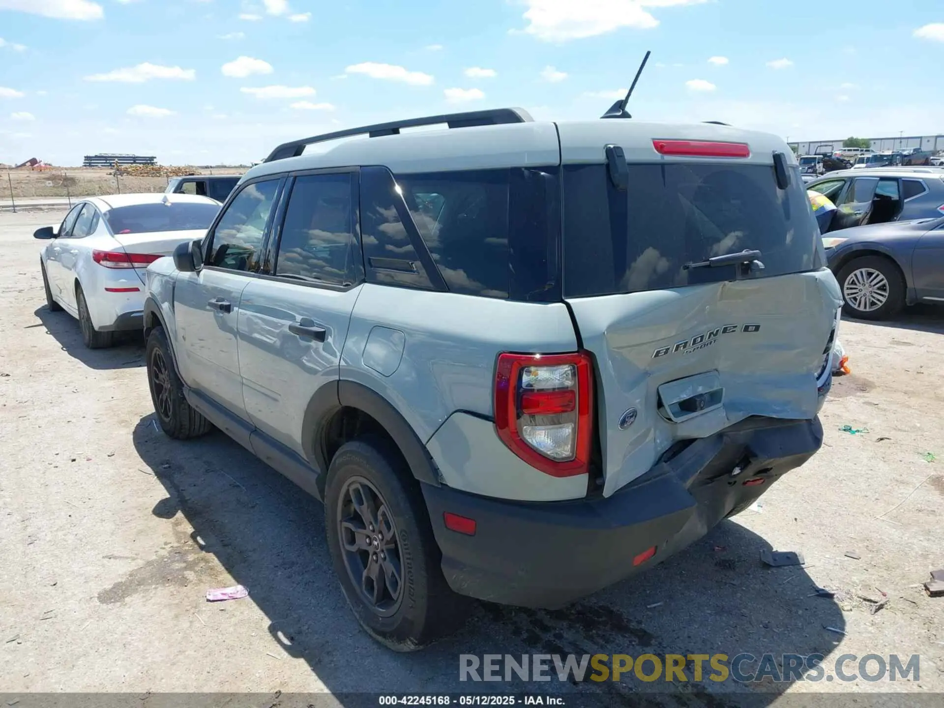 3 Photograph of a damaged car 3FMCR9B6XNRD65927 FORD BRONCO SPORT 2022