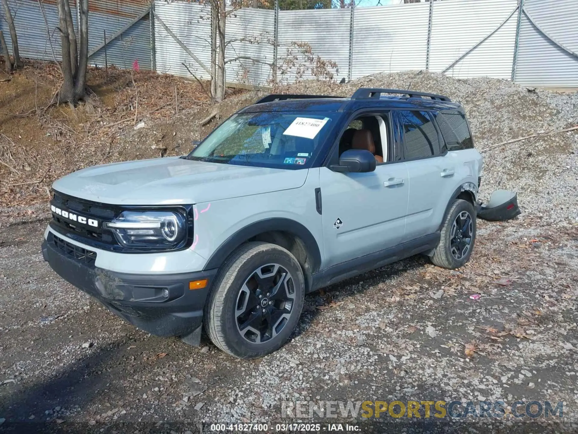 2 Photograph of a damaged car 3FMCR9C63NRD84317 FORD BRONCO SPORT 2022