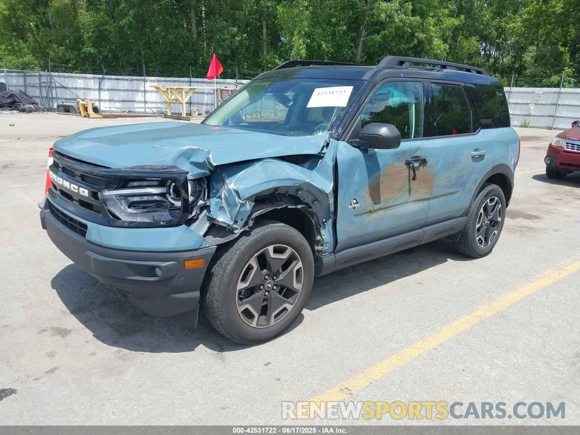 2 Photograph of a damaged car 3FMCR9C67NRD57654 FORD BRONCO SPORT 2022