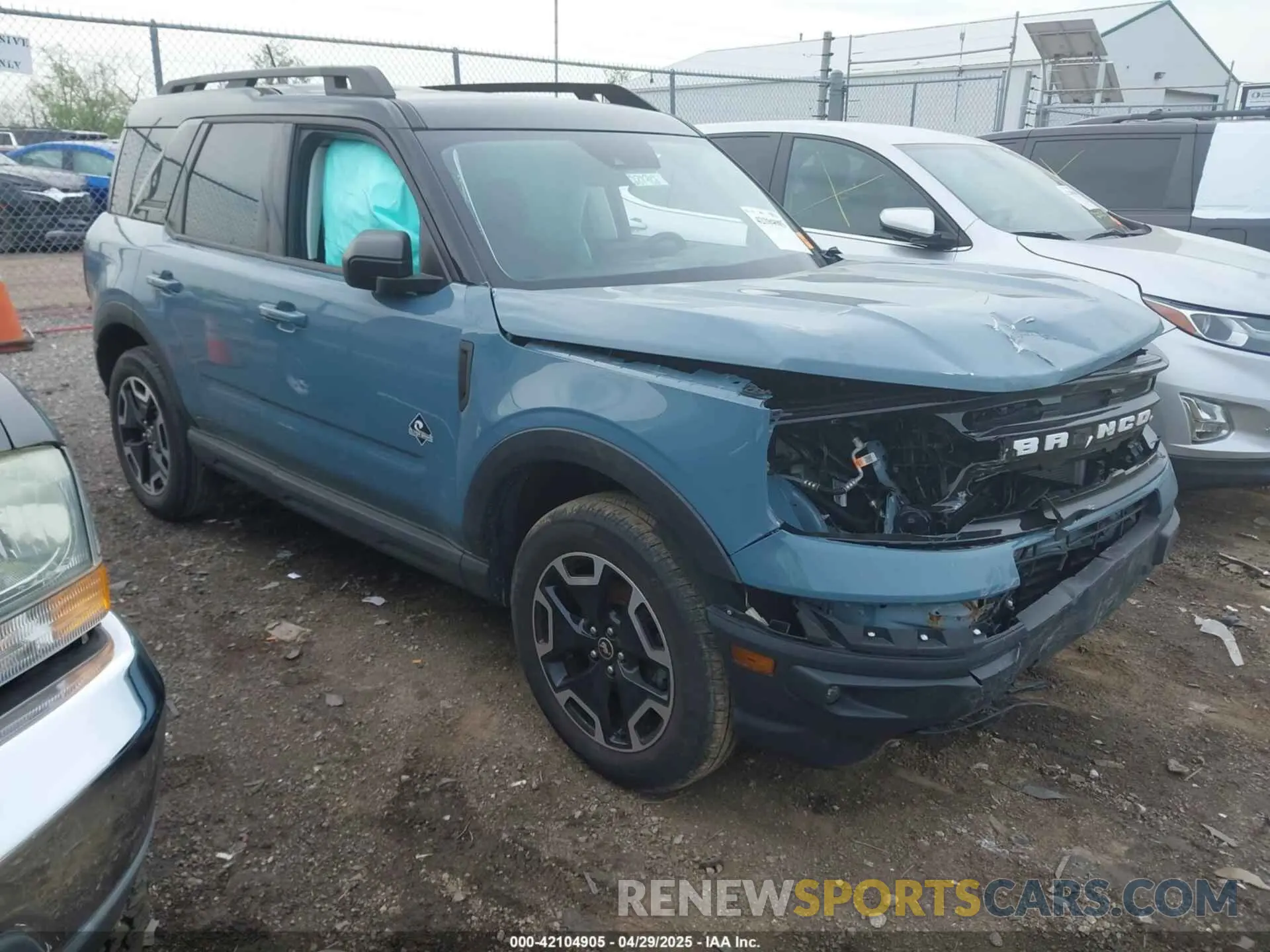 1 Photograph of a damaged car 3FMCR9C68NRD47702 FORD BRONCO SPORT 2022