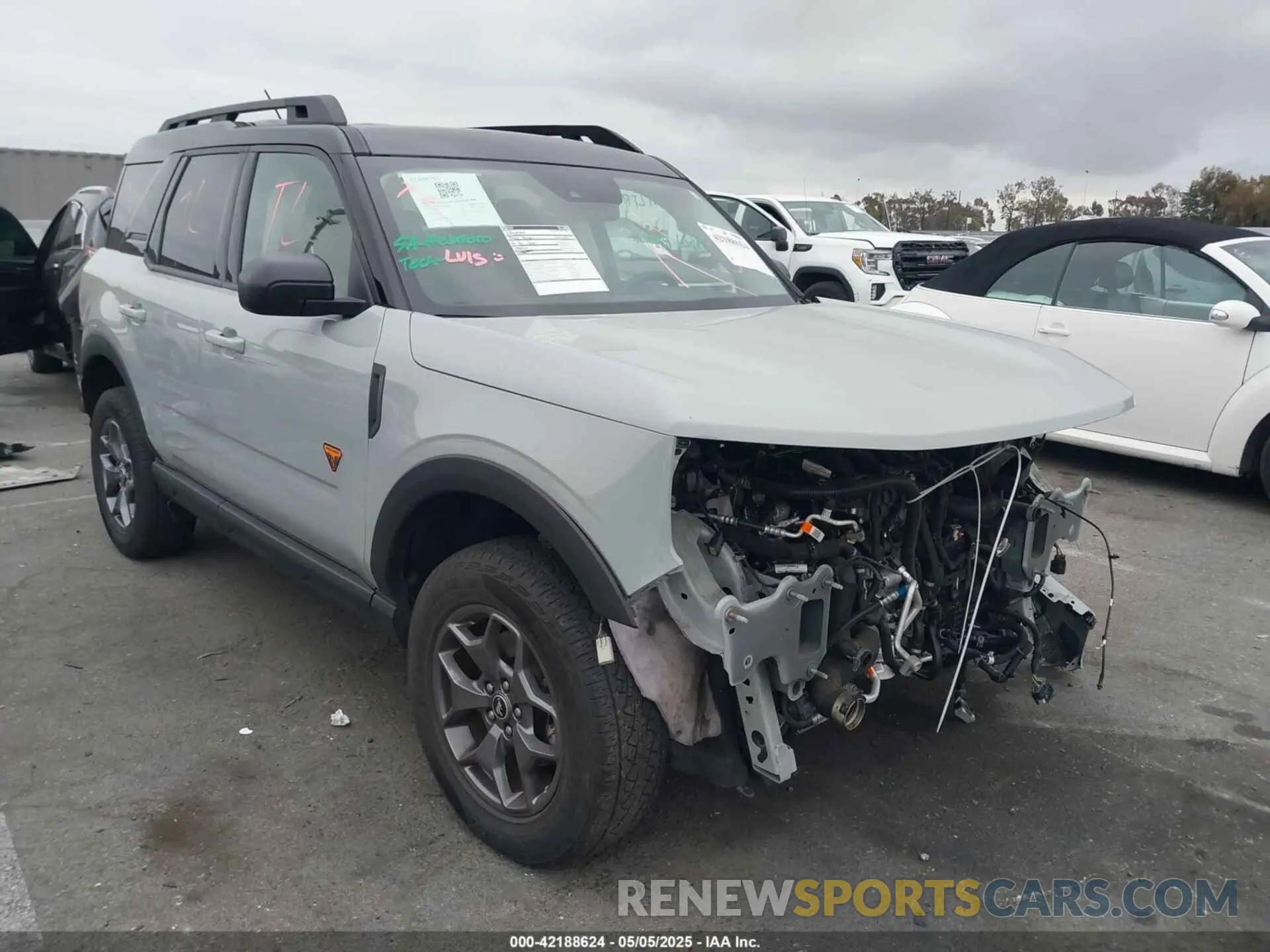 1 Photograph of a damaged car 3FMCR9D90NRD59108 FORD BRONCO SPORT 2022