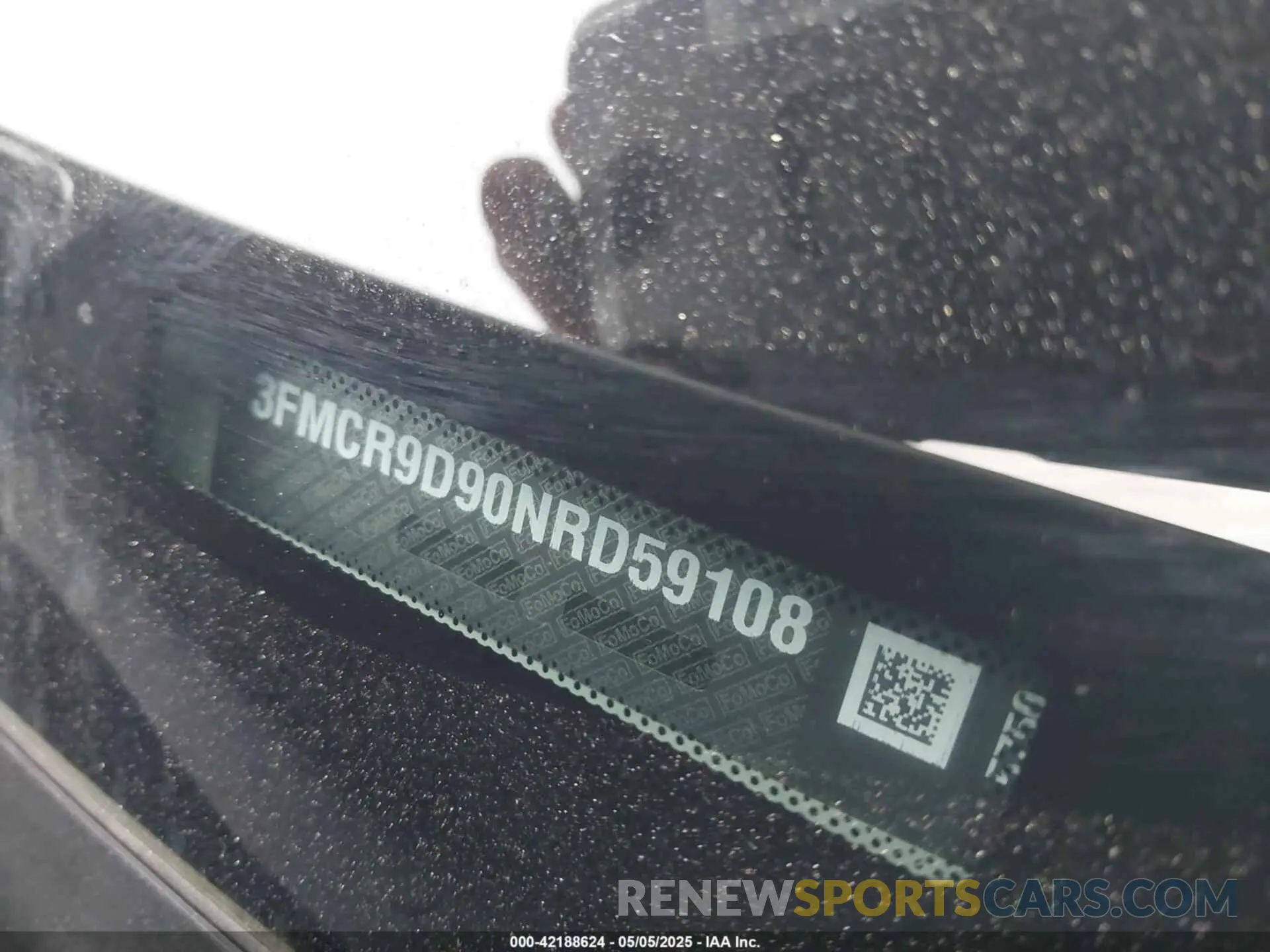 9 Photograph of a damaged car 3FMCR9D90NRD59108 FORD BRONCO SPORT 2022