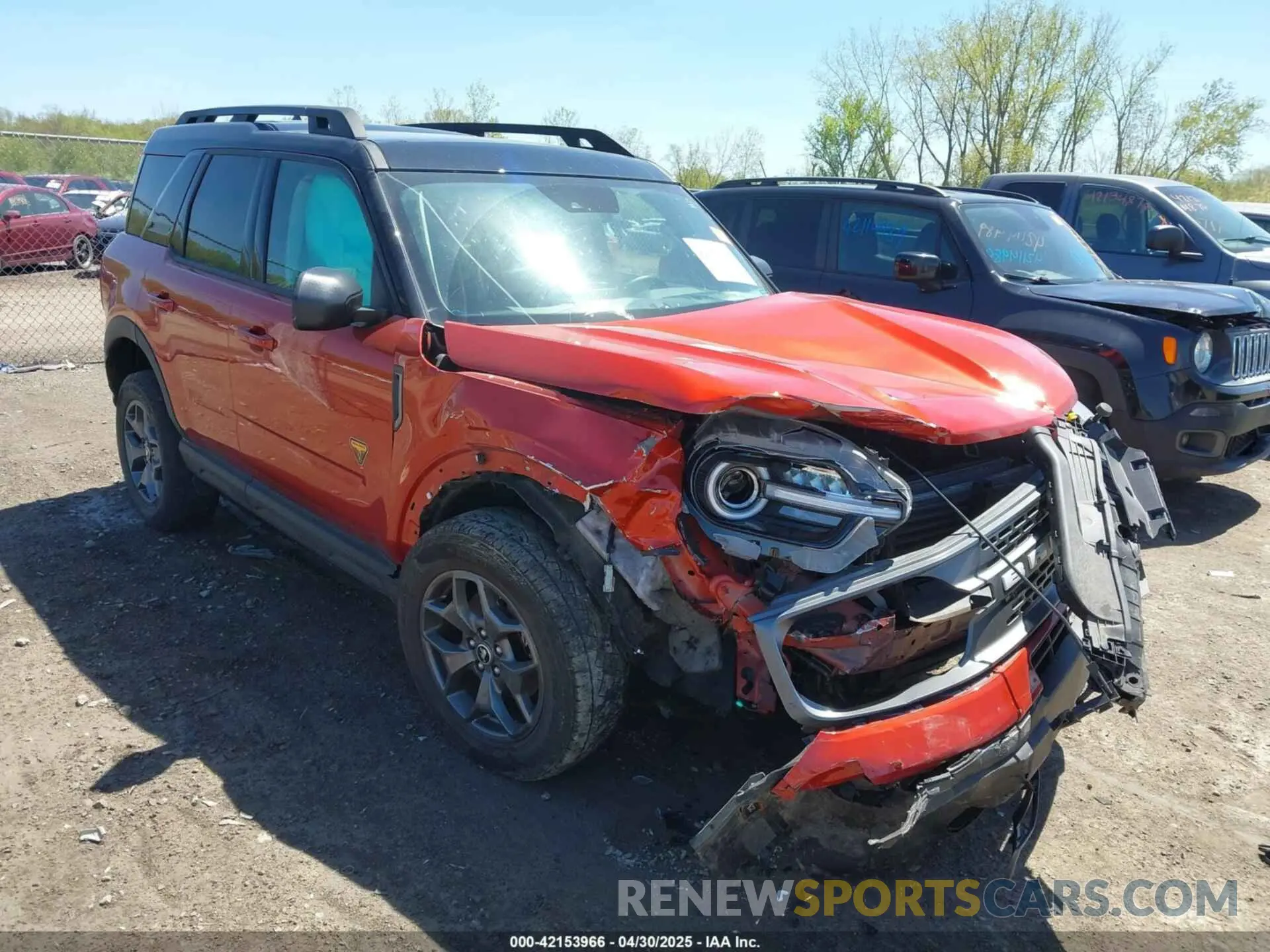 1 Photograph of a damaged car 3FMCR9D98NRD54559 FORD BRONCO SPORT 2022