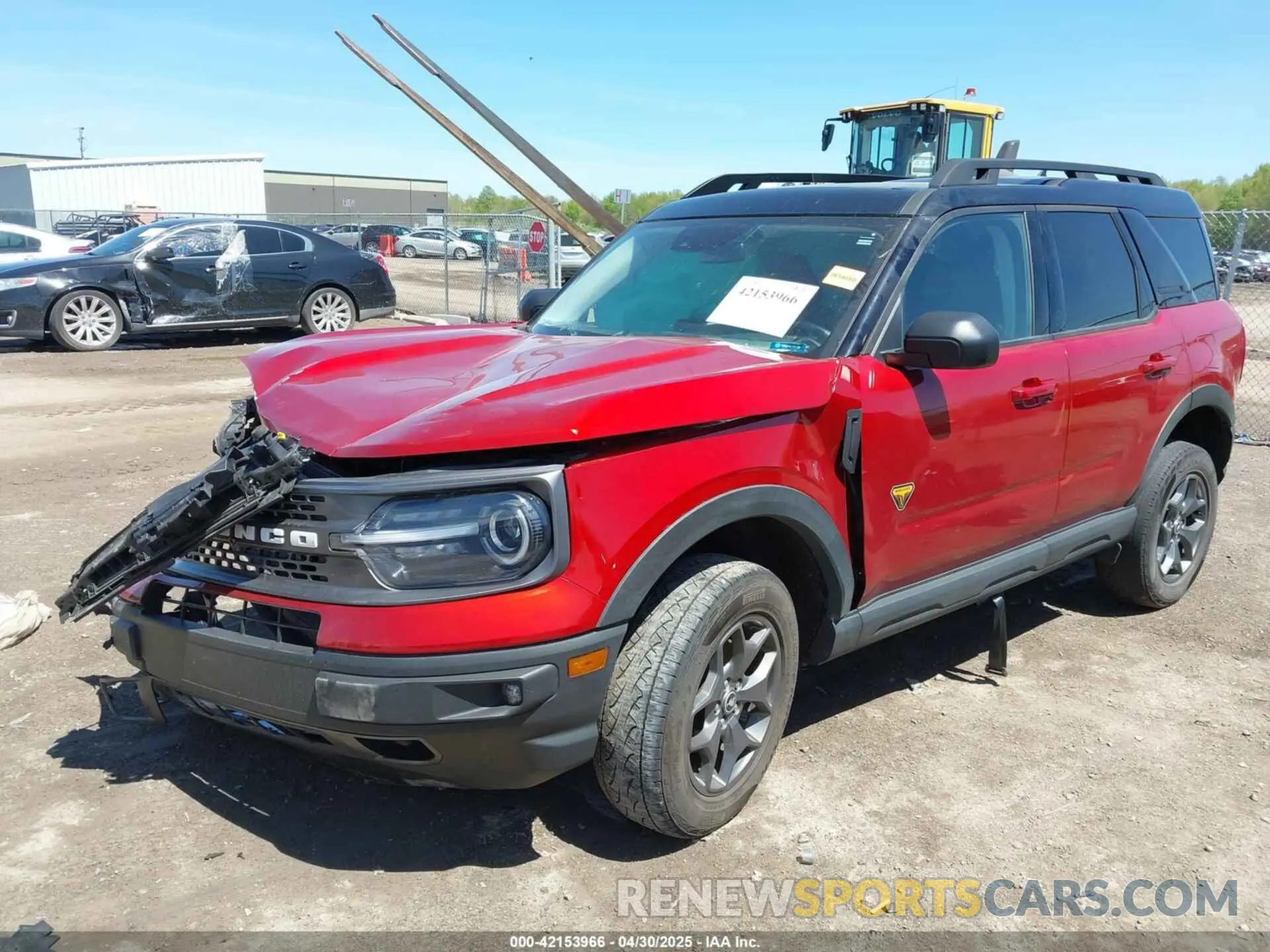 2 Photograph of a damaged car 3FMCR9D98NRD54559 FORD BRONCO SPORT 2022
