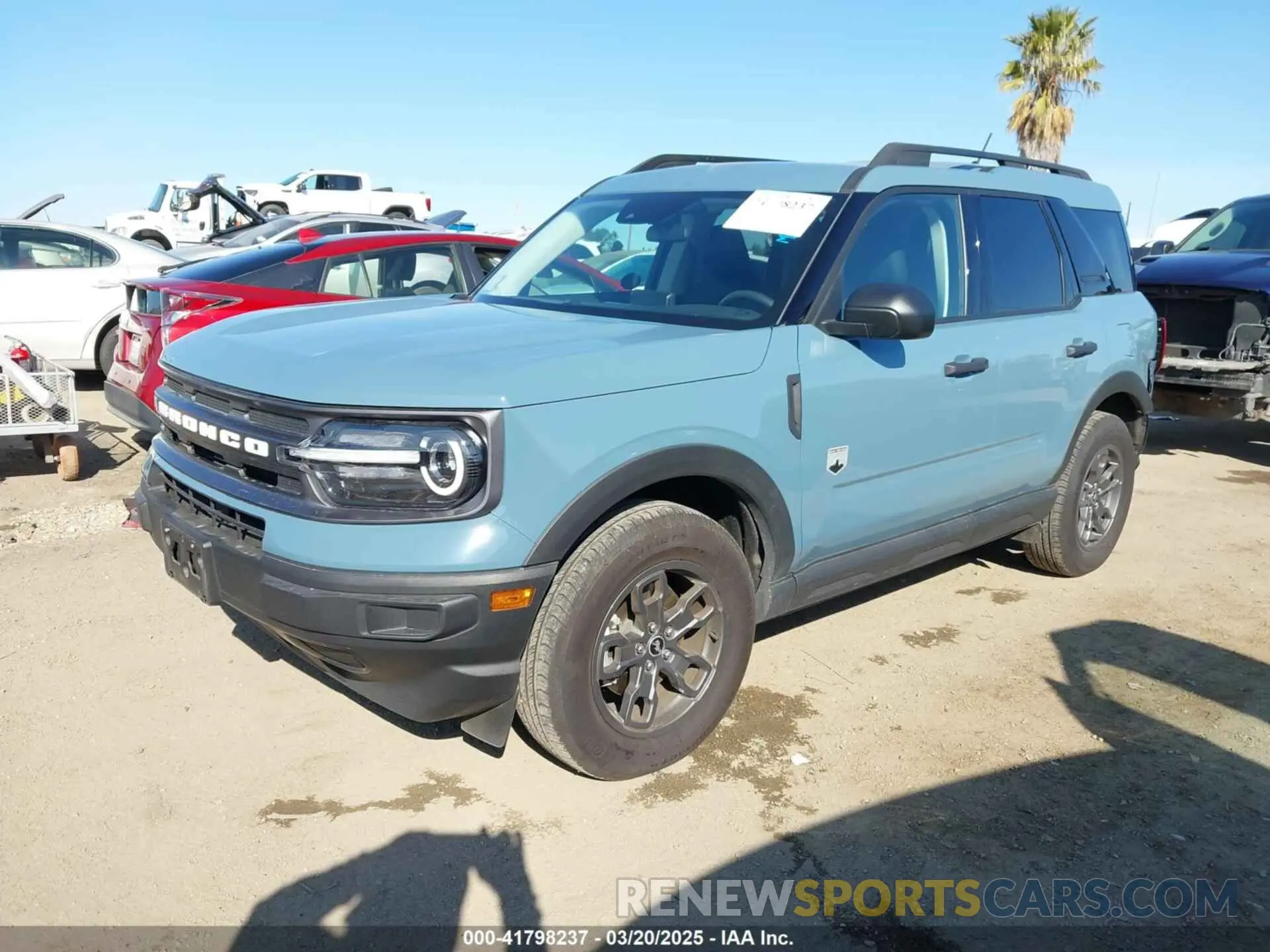 2 Фотография поврежденного автомобиля 3FMCR9B60PRE36846 FORD BRONCO SPORT 2023