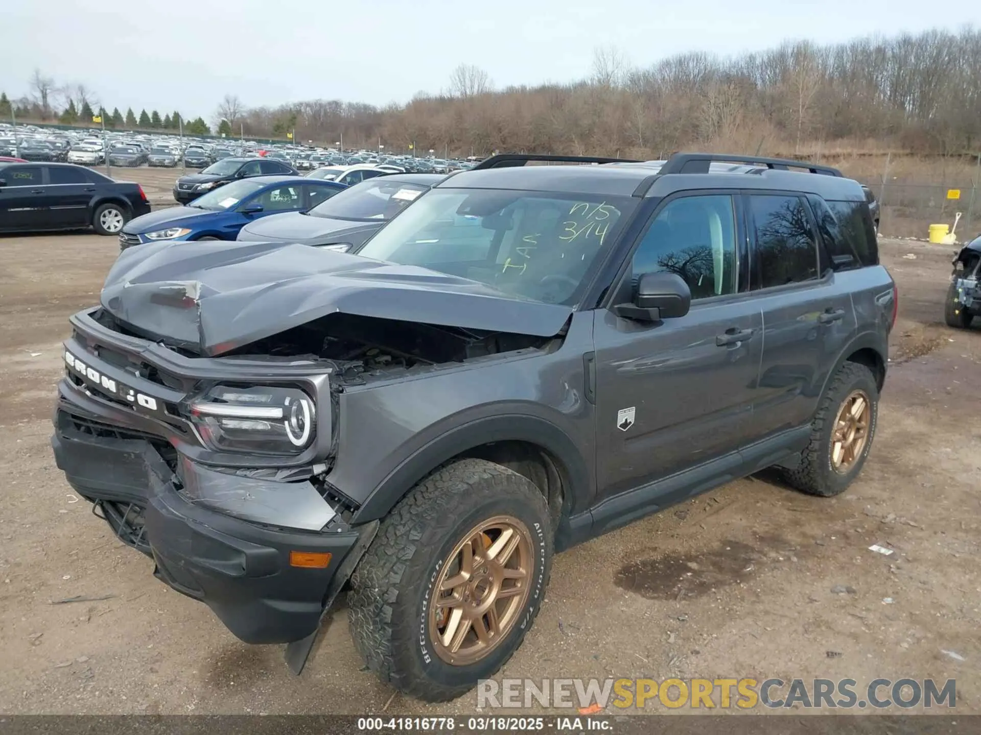 2 Фотография поврежденного автомобиля 3FMCR9B61PRD05246 FORD BRONCO SPORT 2023
