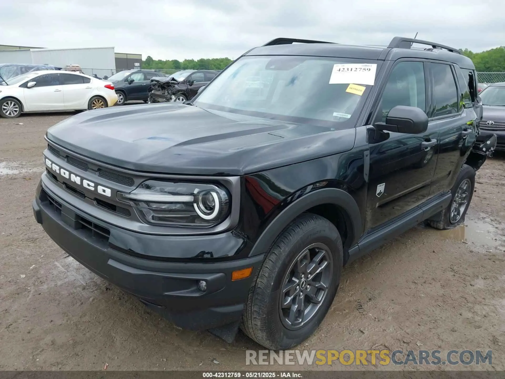 2 Фотография поврежденного автомобиля 3FMCR9B61PRD80030 FORD BRONCO SPORT 2023