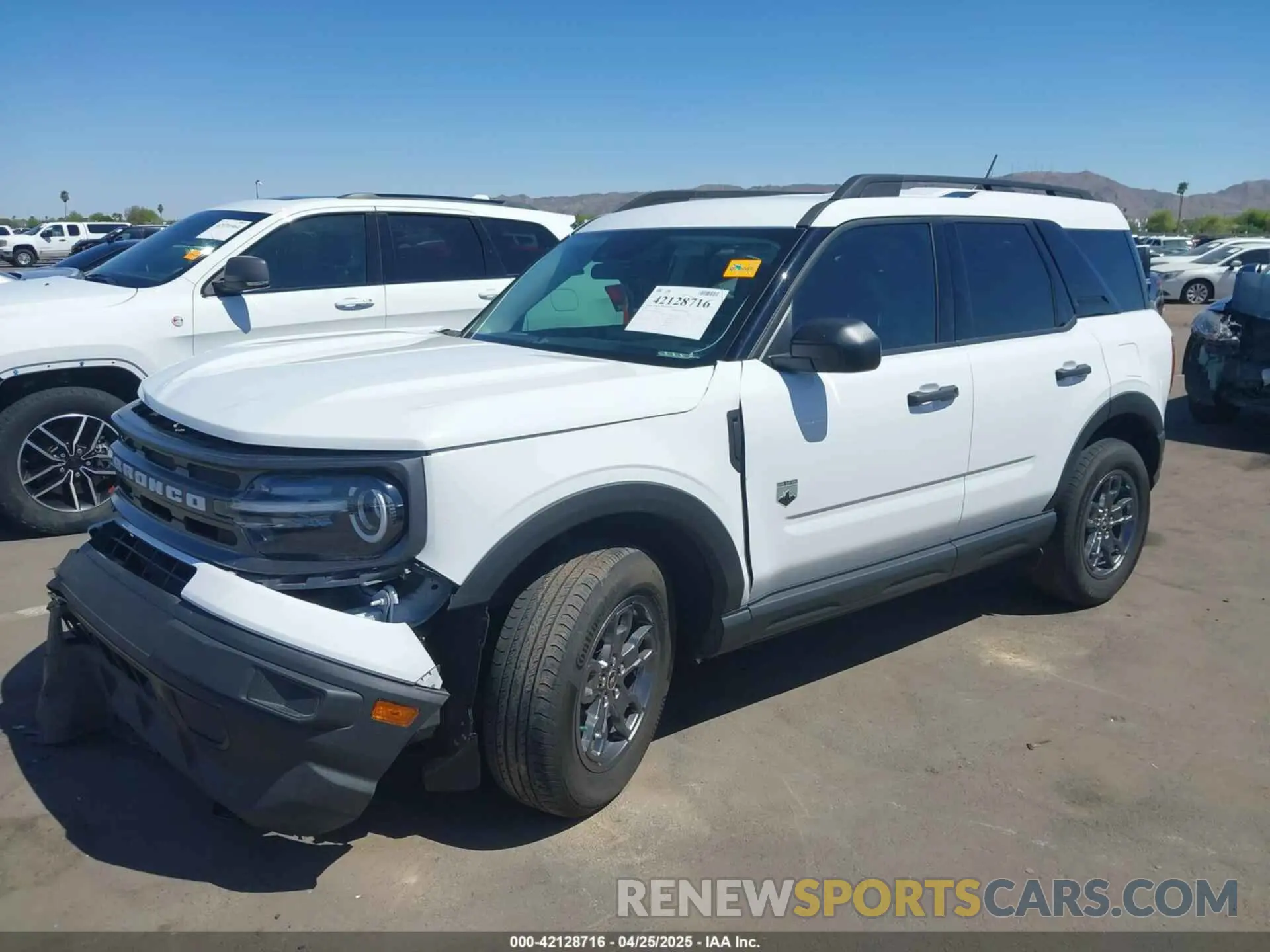 2 Фотография поврежденного автомобиля 3FMCR9B64PRD47457 FORD BRONCO SPORT 2023