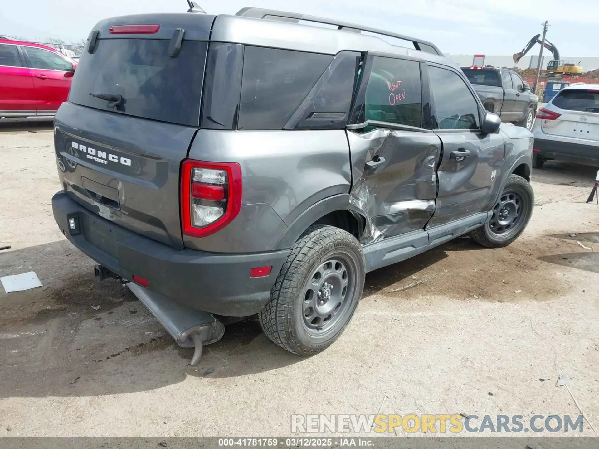 4 Фотография поврежденного автомобиля 3FMCR9B64PRE17426 FORD BRONCO SPORT 2023