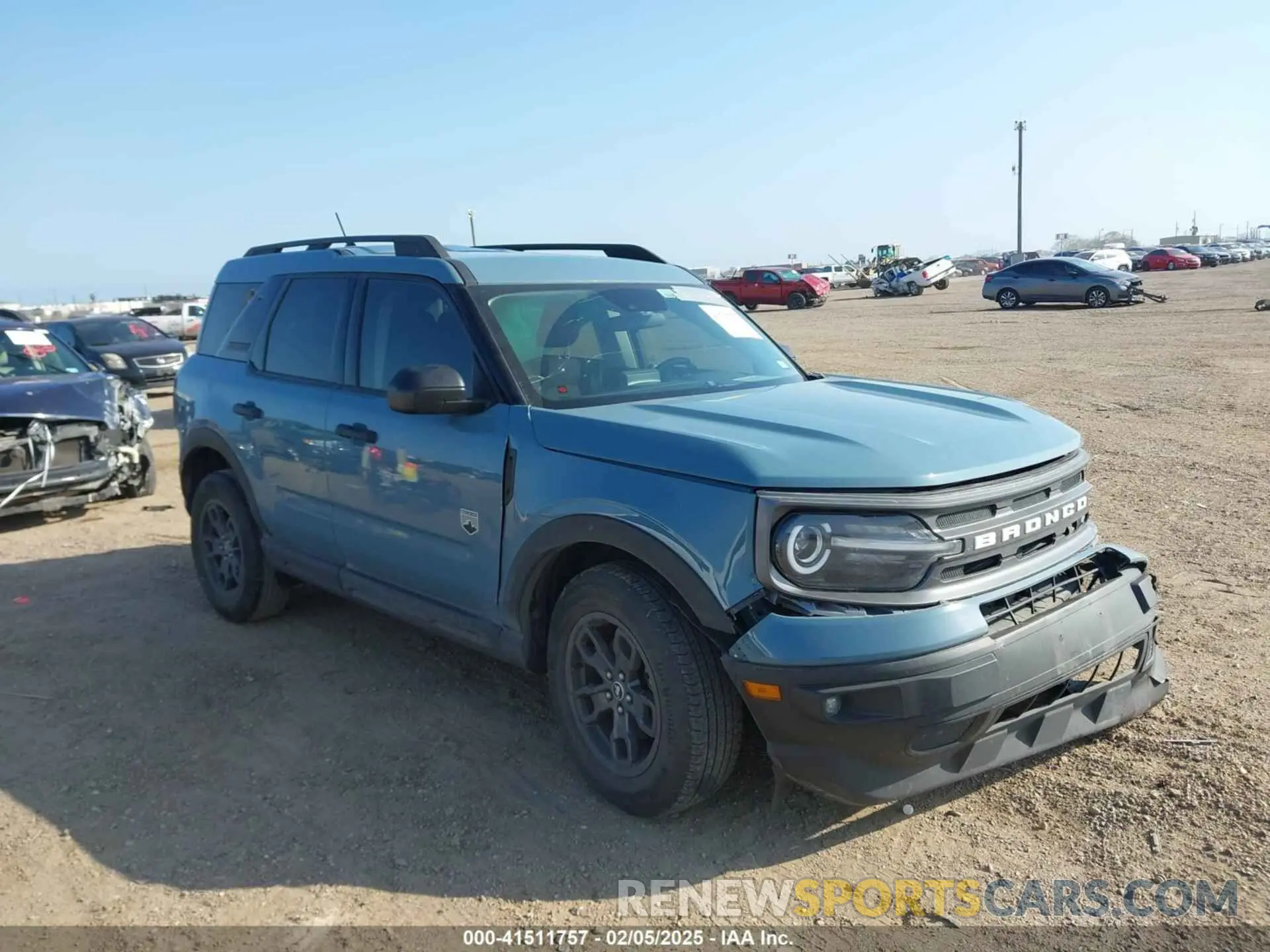 13 Photograph of a damaged car 3FMCR9B65PRD13818 FORD BRONCO SPORT 2023