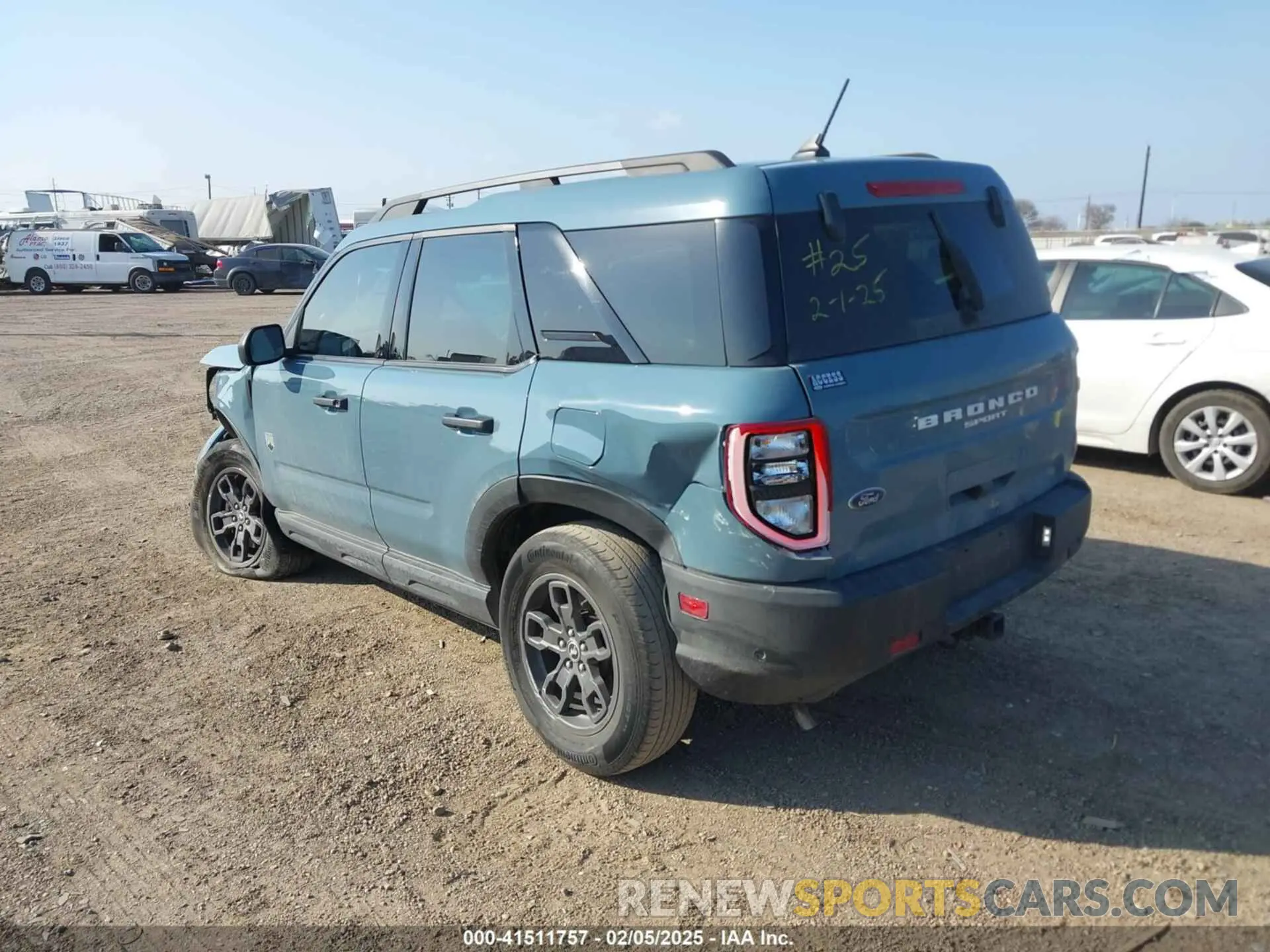 3 Photograph of a damaged car 3FMCR9B65PRD13818 FORD BRONCO SPORT 2023