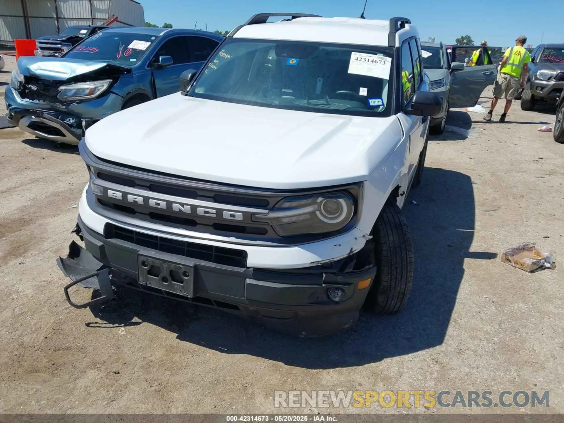 2 Фотография поврежденного автомобиля 3FMCR9B65PRE10890 FORD BRONCO SPORT 2023