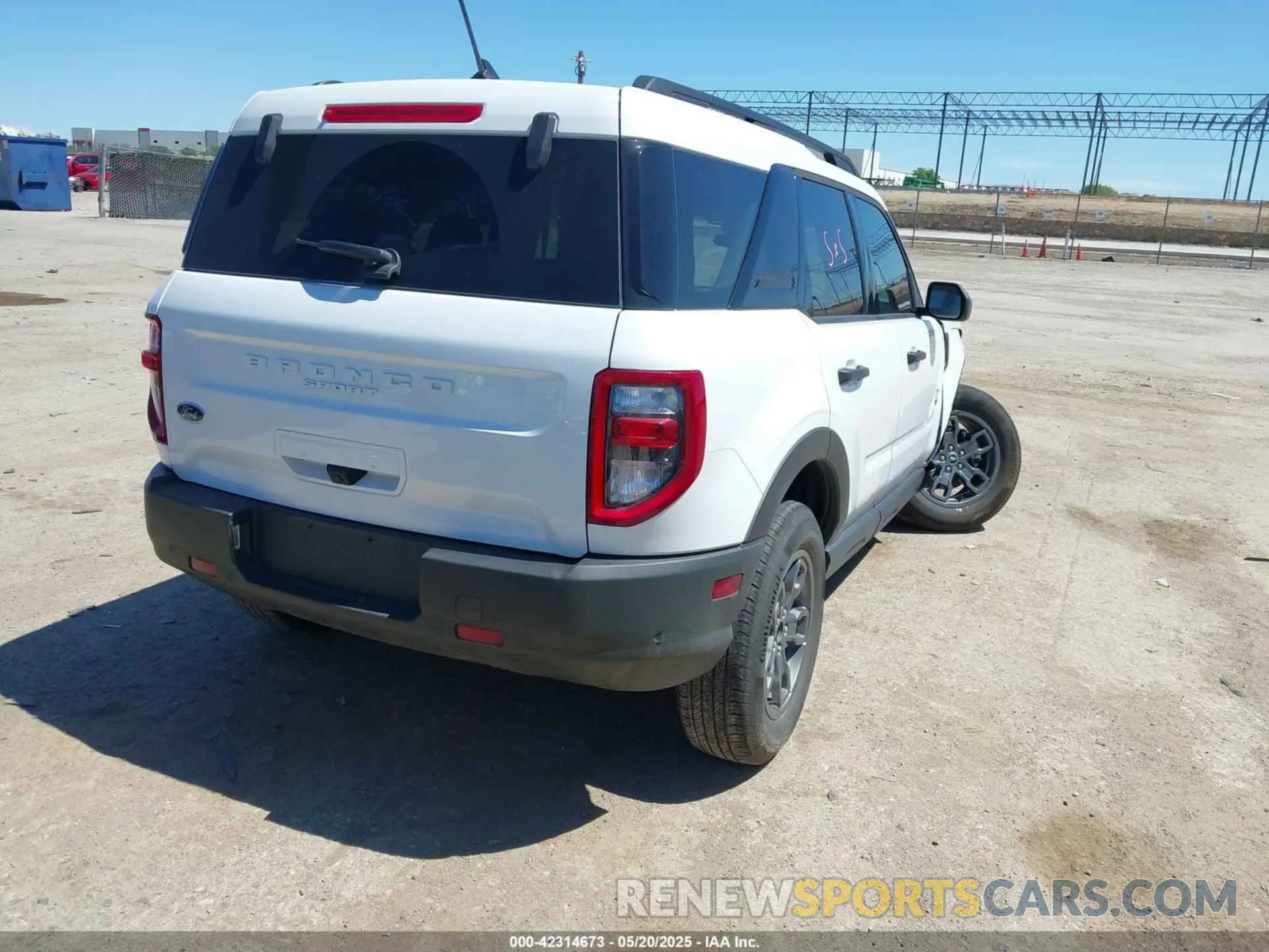 4 Фотография поврежденного автомобиля 3FMCR9B65PRE10890 FORD BRONCO SPORT 2023