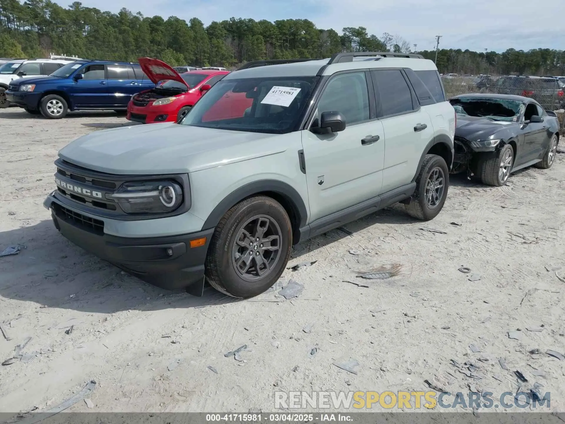 2 Photograph of a damaged car 3FMCR9B66PRD23709 FORD BRONCO SPORT 2023