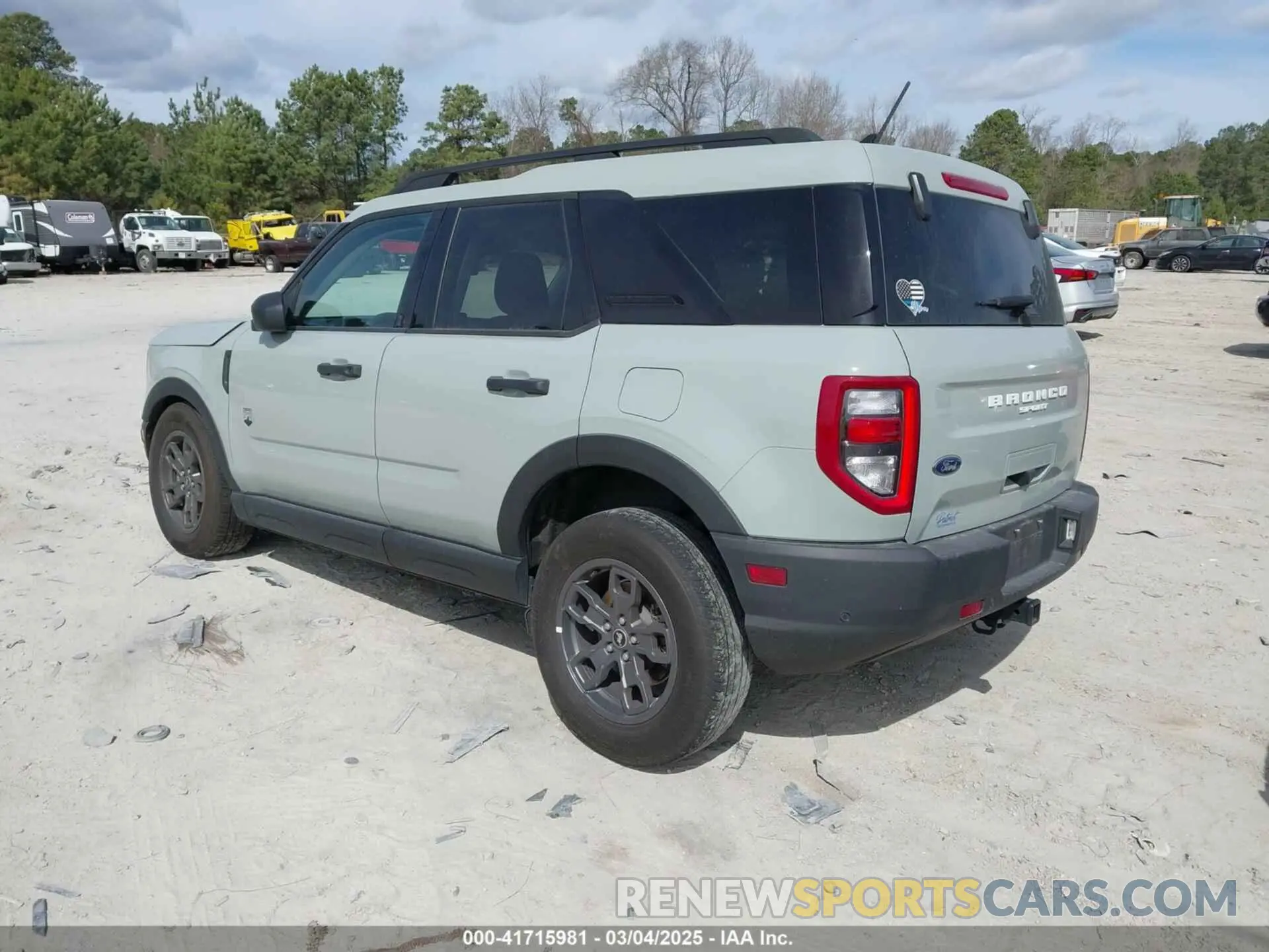 3 Photograph of a damaged car 3FMCR9B66PRD23709 FORD BRONCO SPORT 2023