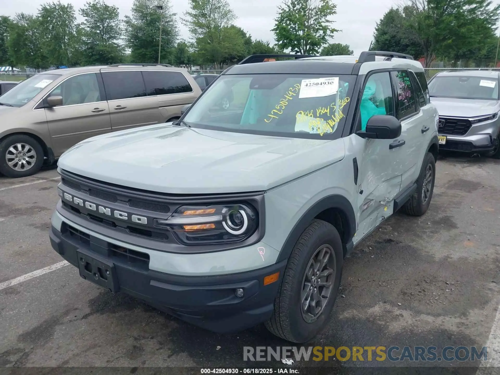 2 Photograph of a damaged car 3FMCR9B67PRD83062 FORD BRONCO SPORT 2023