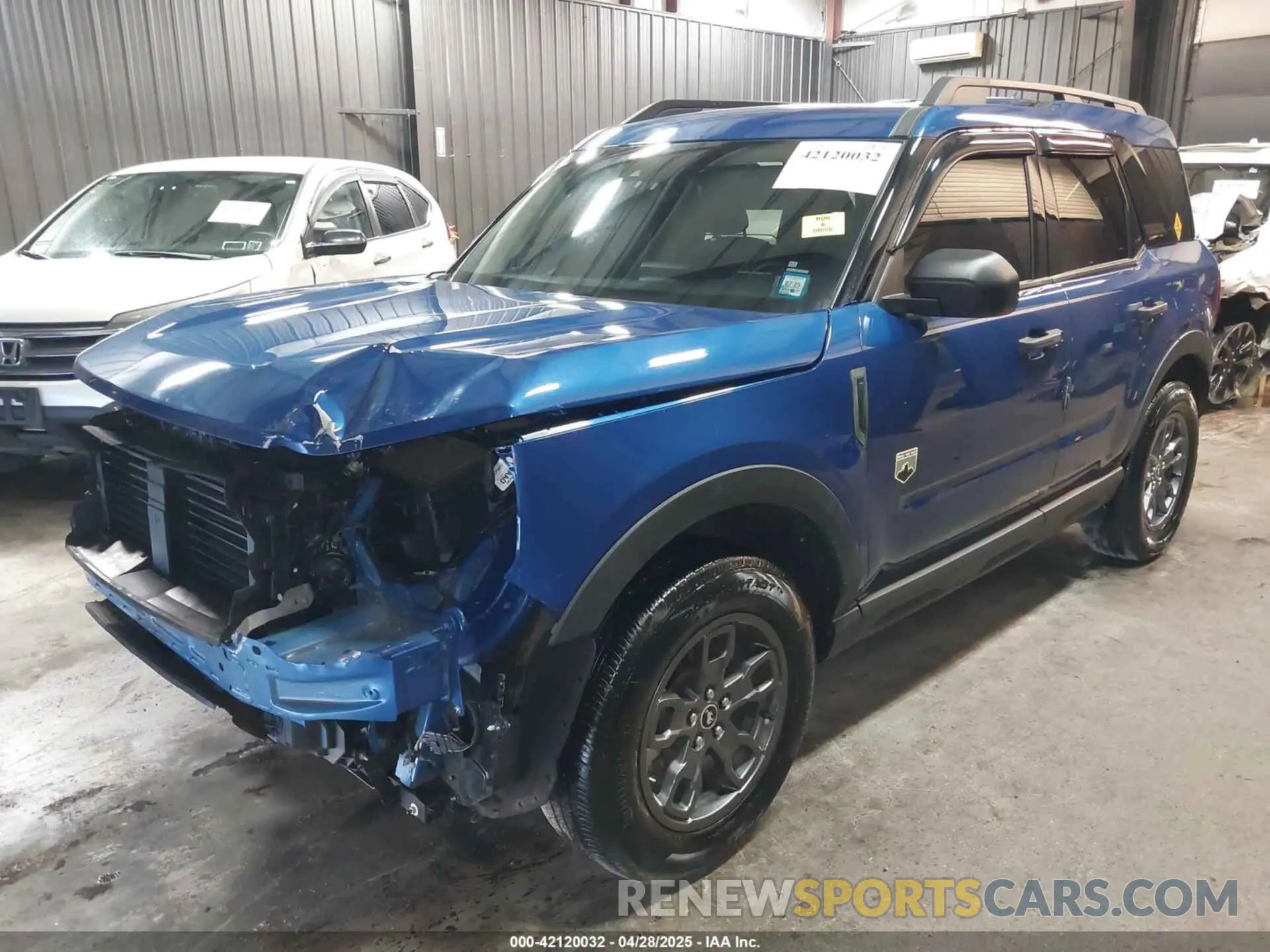 2 Photograph of a damaged car 3FMCR9B68PRD68392 FORD BRONCO SPORT 2023
