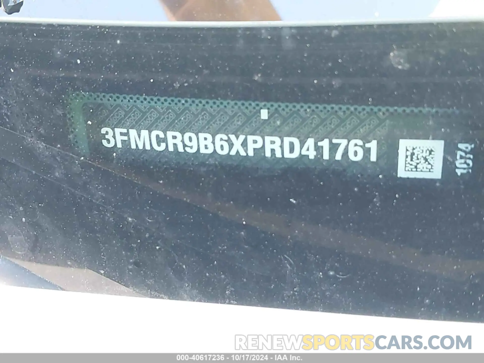 9 Фотография поврежденного автомобиля 3FMCR9B6XPRD41761 FORD BRONCO SPORT 2023
