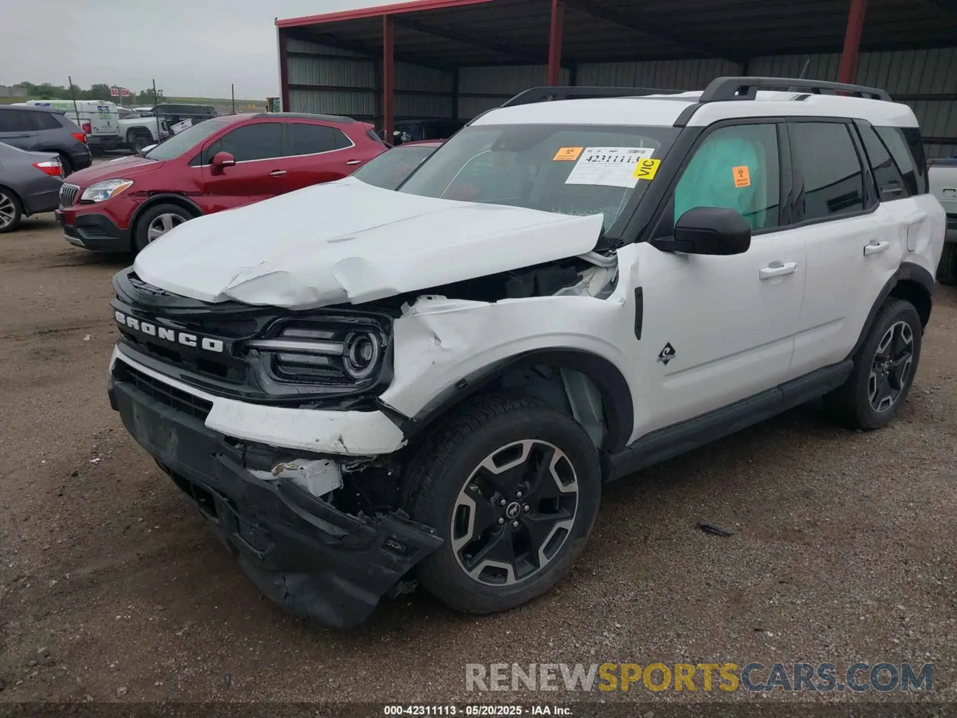 2 Фотография поврежденного автомобиля 3FMCR9C6XPRE28168 FORD BRONCO SPORT 2023