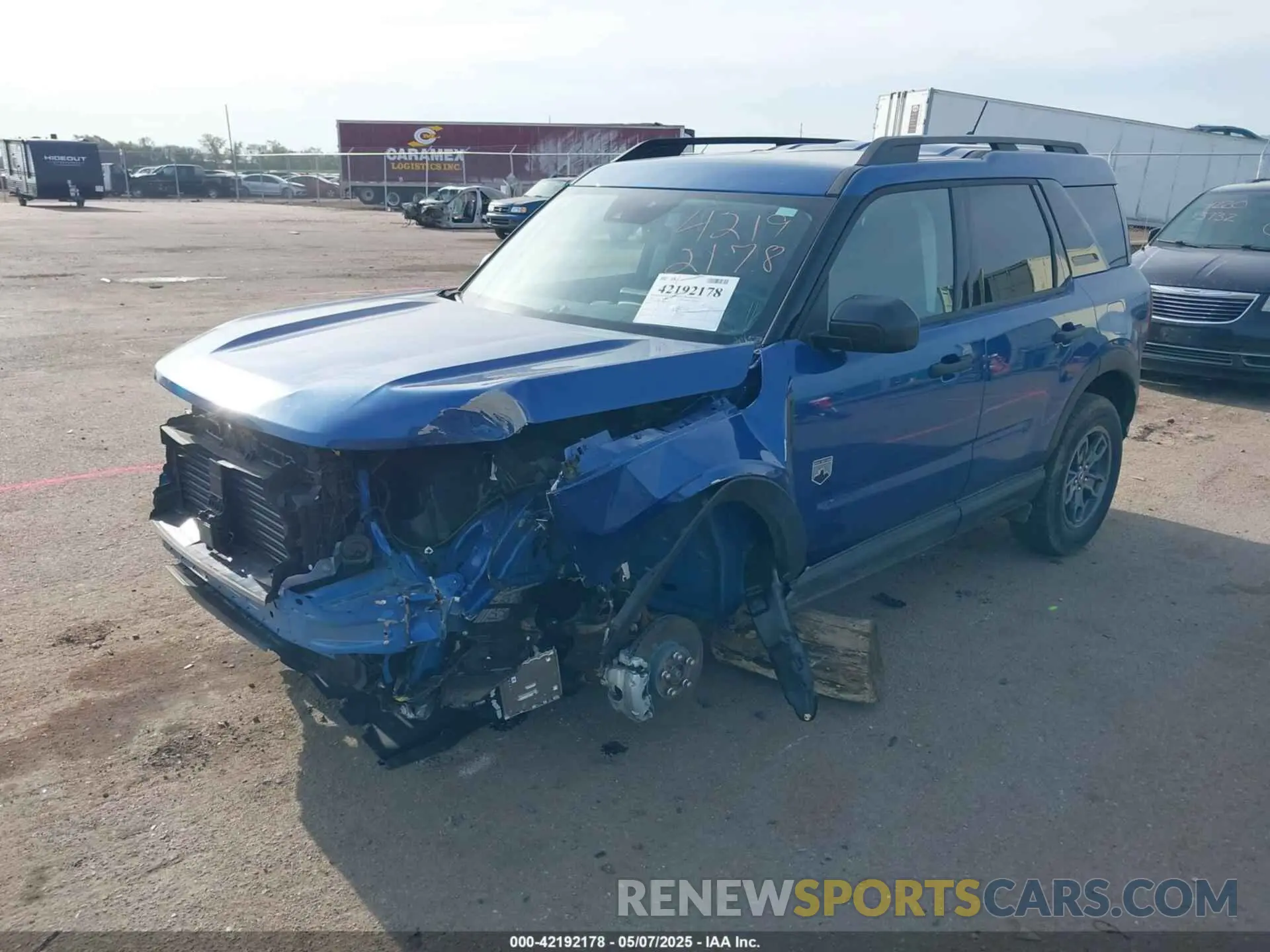 2 Photograph of a damaged car 3FMCR9B60RRE32685 FORD BRONCO SPORT 2024