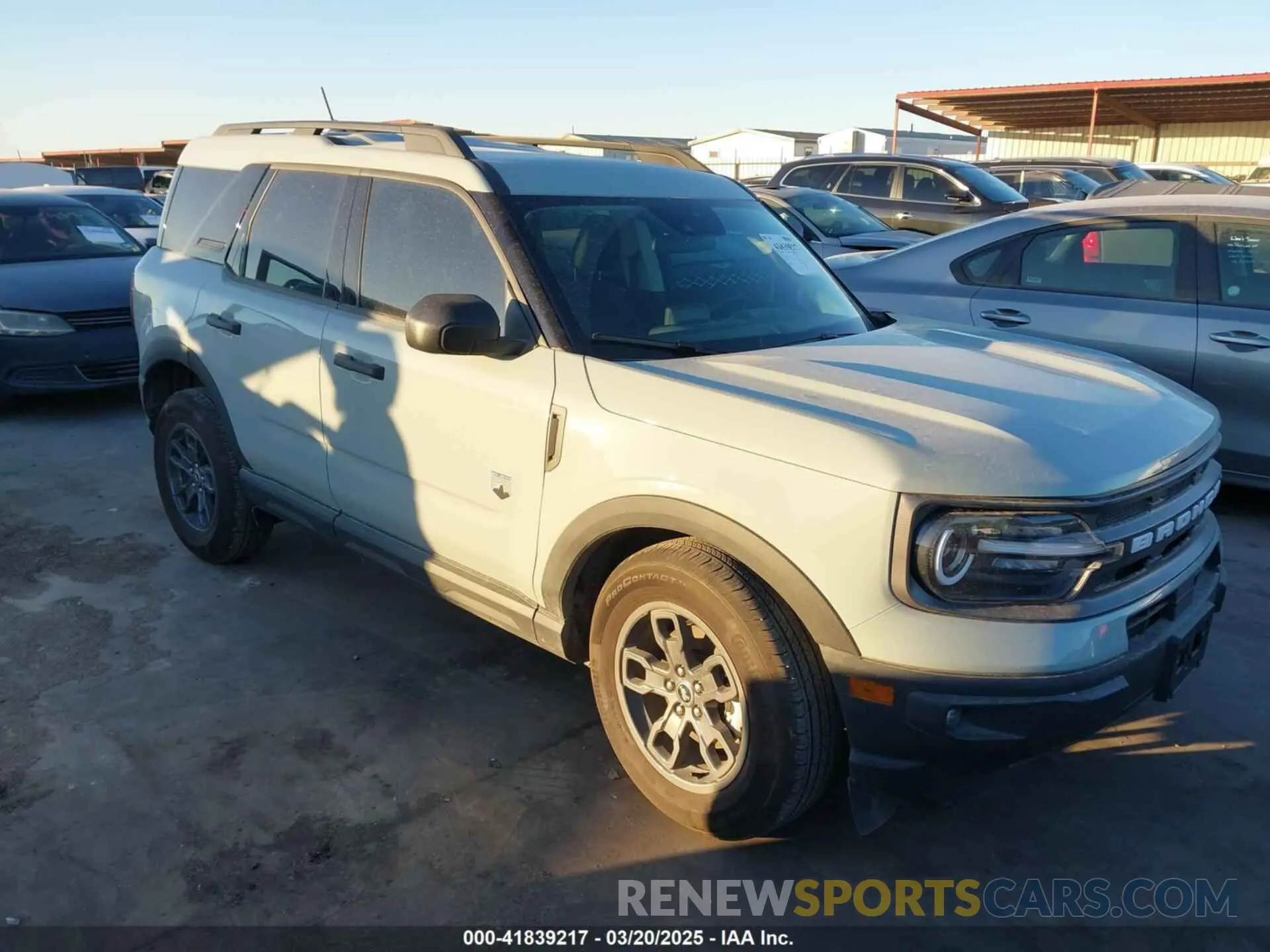 1 Photograph of a damaged car 3FMCR9B60RRF57329 FORD BRONCO SPORT 2024