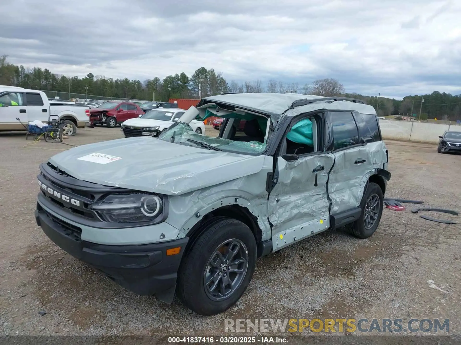 6 Фотография поврежденного автомобиля 3FMCR9B61RRE87839 FORD BRONCO SPORT 2024