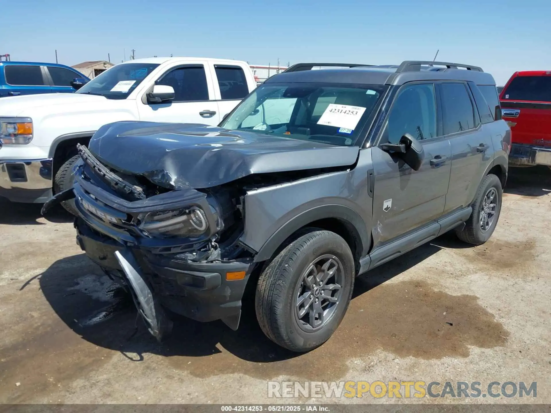 2 Photograph of a damaged car 3FMCR9B63RRE30980 FORD BRONCO SPORT 2024