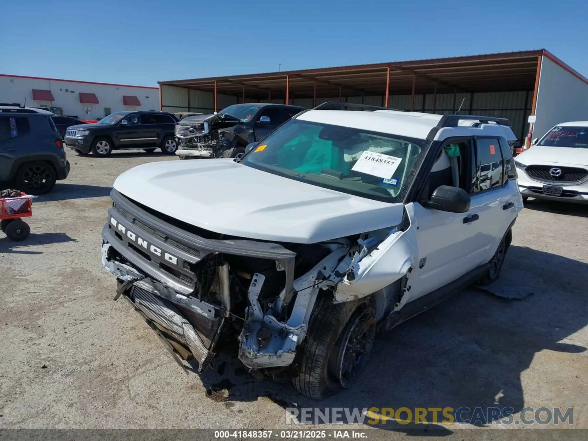 2 Photograph of a damaged car 3FMCR9B66RRF35075 FORD BRONCO SPORT 2024