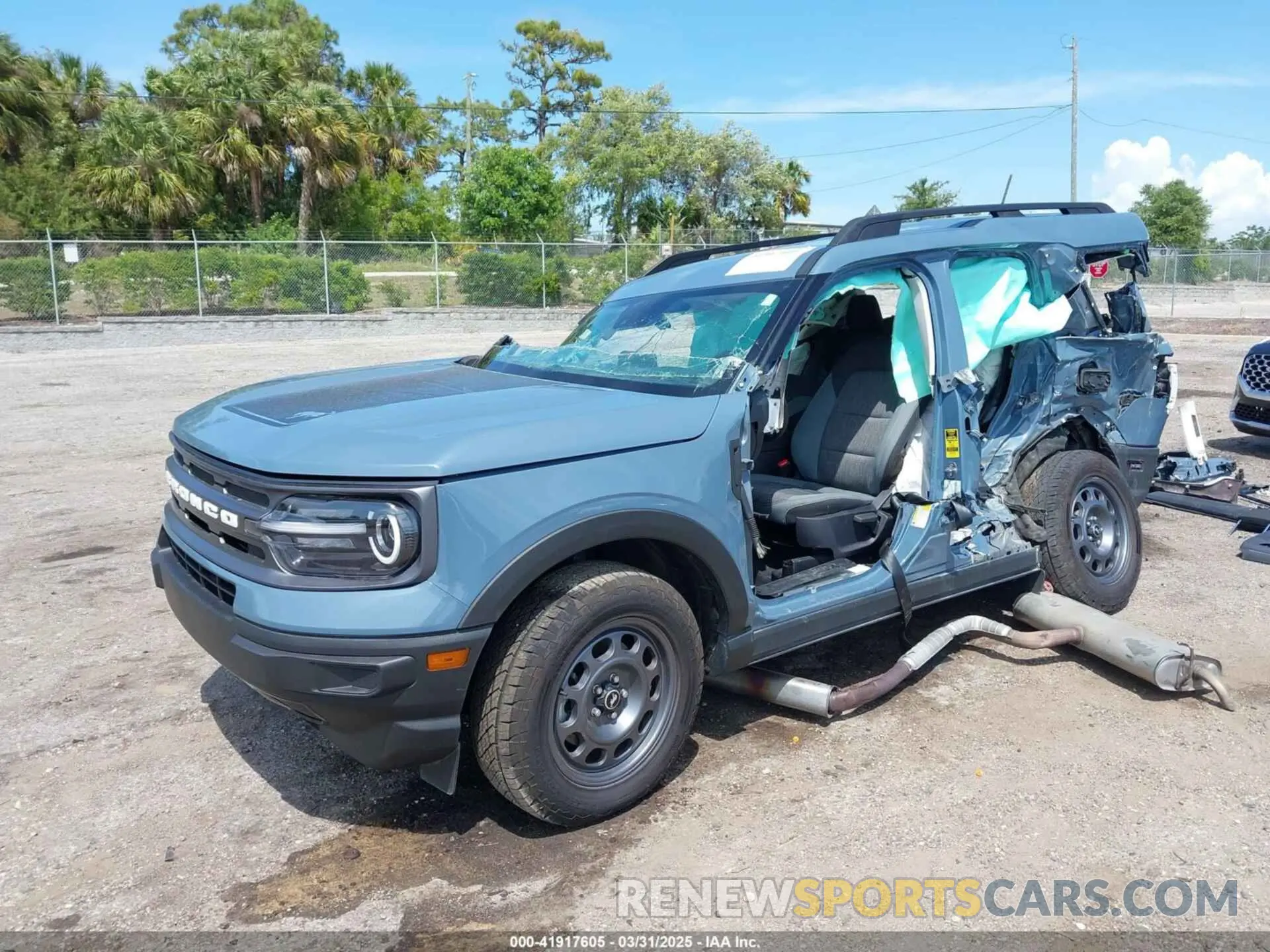2 Photograph of a damaged car 3FMCR9B68RRE04634 FORD BRONCO SPORT 2024