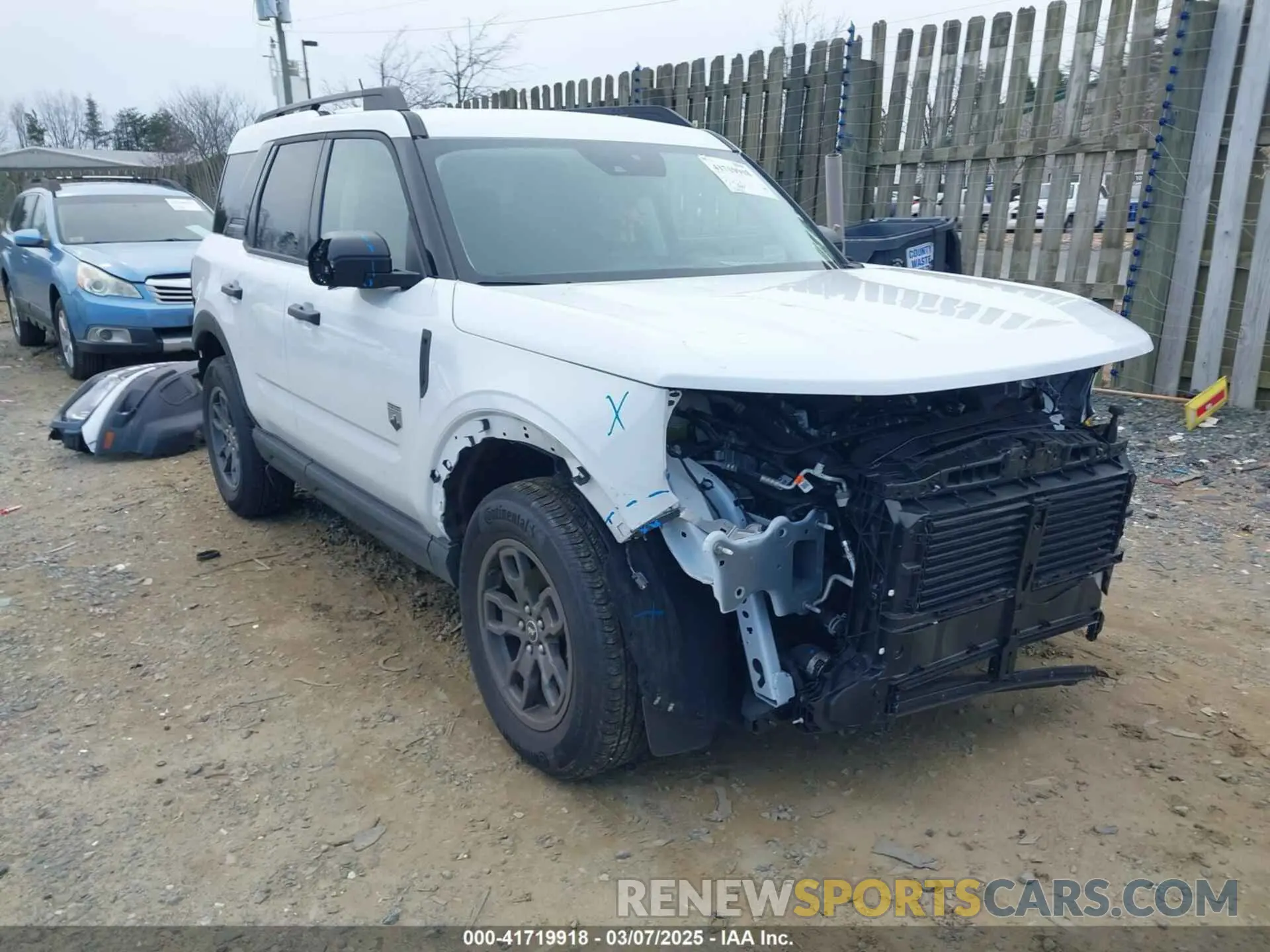 1 Фотография поврежденного автомобиля 3FMCR9B6XRRE45296 FORD BRONCO SPORT 2024