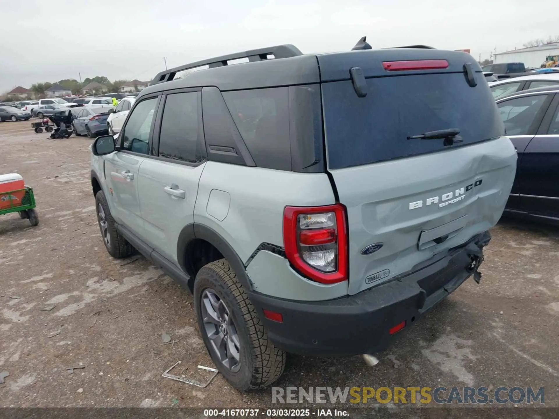 3 Фотография поврежденного автомобиля 3FMCR9D94RRF56675 FORD BRONCO SPORT 2024