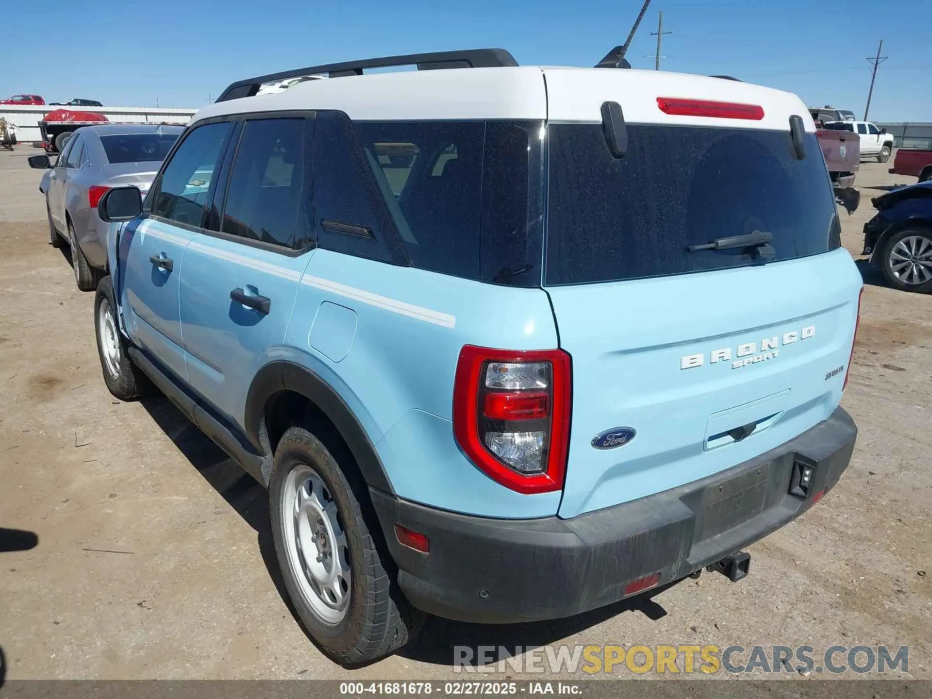 3 Photograph of a damaged car 3FMCR9G61RRE55367 FORD BRONCO SPORT 2024