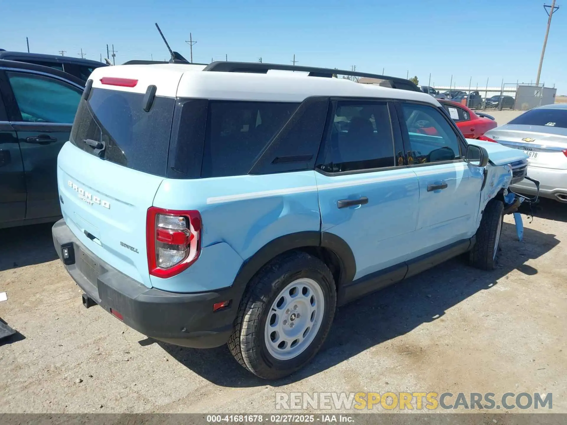 4 Photograph of a damaged car 3FMCR9G61RRE55367 FORD BRONCO SPORT 2024