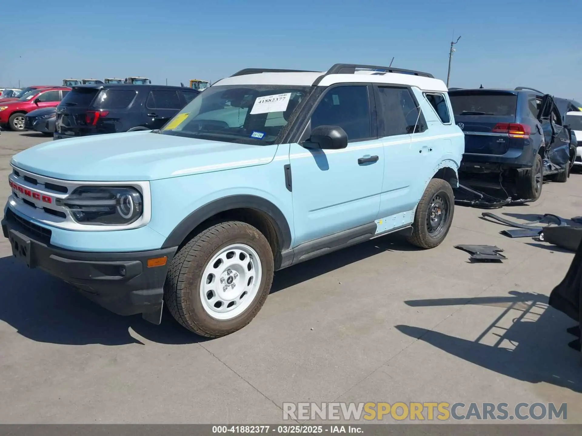 2 Photograph of a damaged car 3FMCR9G64RRE22640 FORD BRONCO SPORT 2024