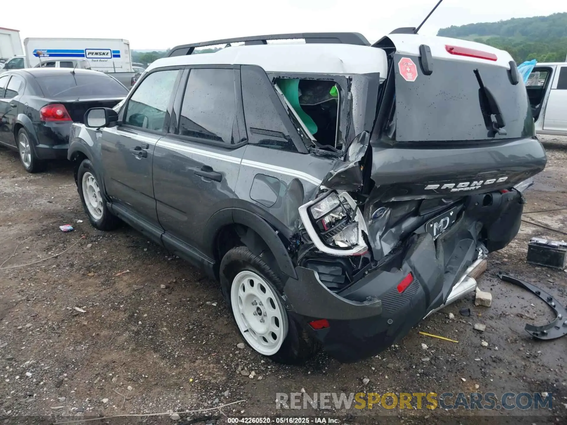 3 Фотография поврежденного автомобиля 3FMCR9GN8SRE28003 FORD BRONCO SPORT 2025