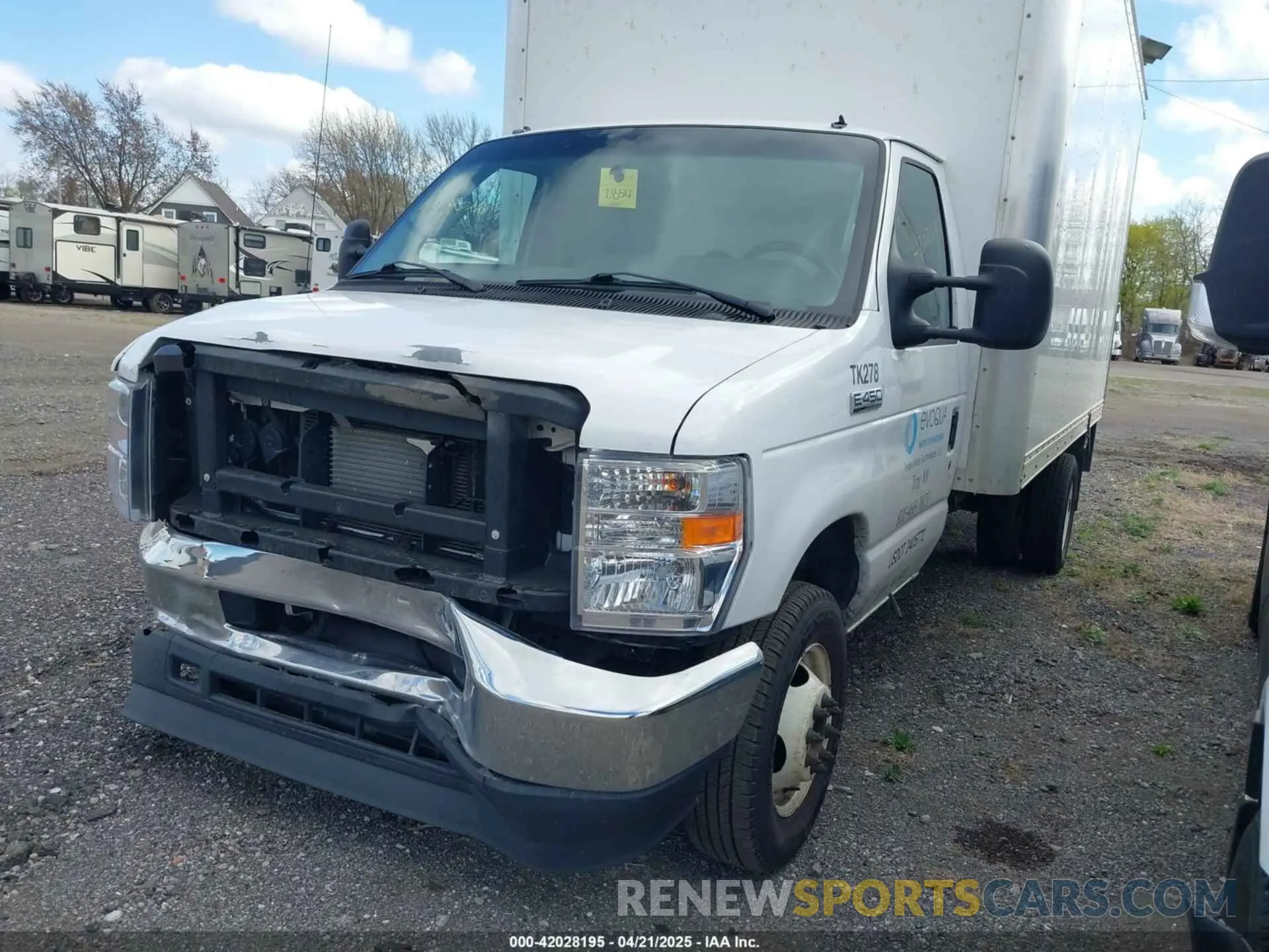 2 Photograph of a damaged car 1FDXE4FN5MDC25793 FORD E-450 CUTAWAY 2021