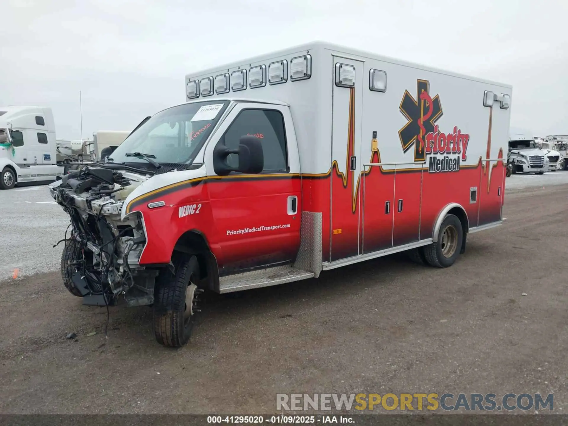 2 Photograph of a damaged car 1FDXE4FN2NDC16129 FORD E-450 CUTAWAY 2022