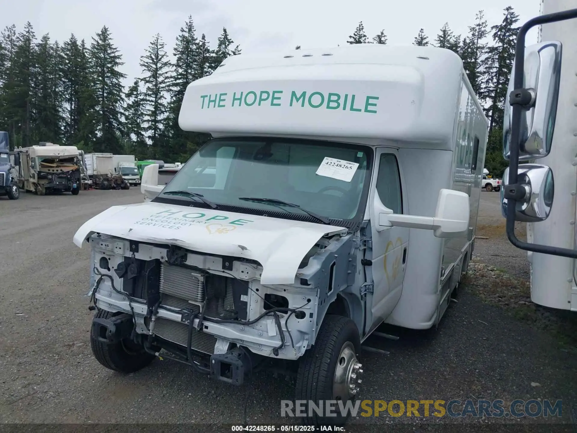 2 Photograph of a damaged car 1FDXE4FN4PDD32290 FORD E-450 CUTAWAY 2023