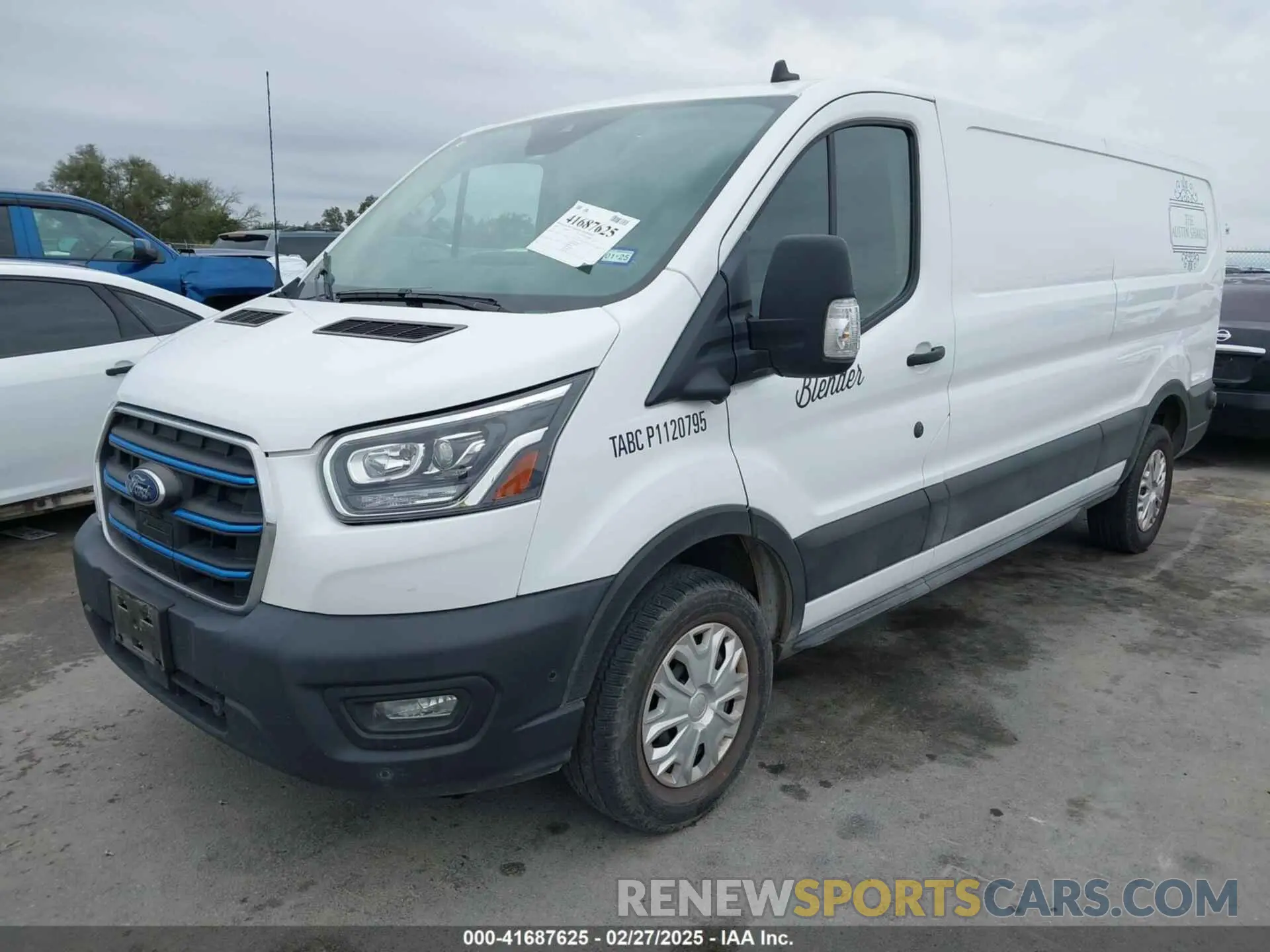 2 Photograph of a damaged car 1FTBW1YK1NKA29828 FORD E-TRANSIT-350 2022