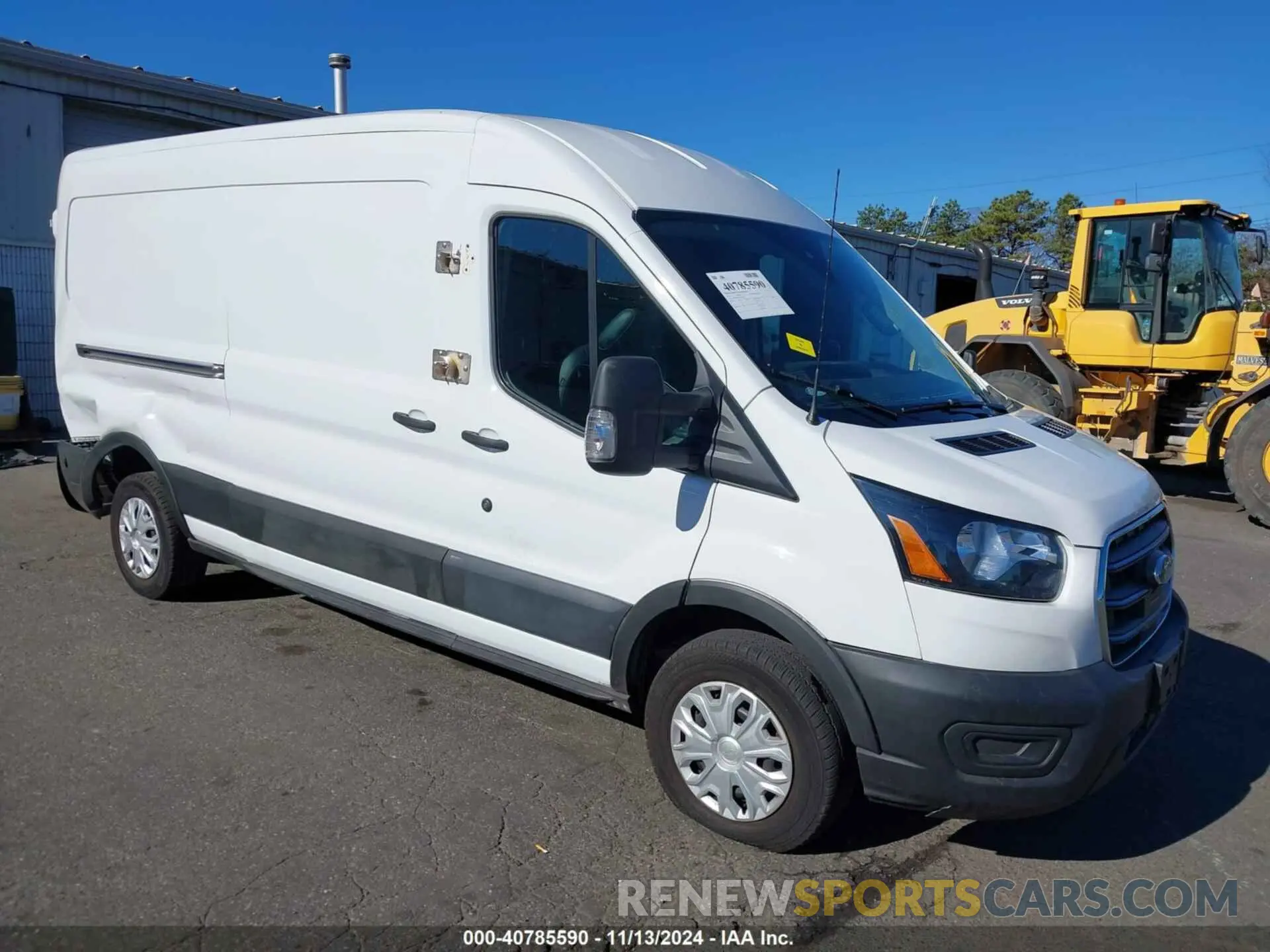 1 Photograph of a damaged car 1FTBW9CK0NKA50238 FORD E-TRANSIT-350 CARGO VAN 2022