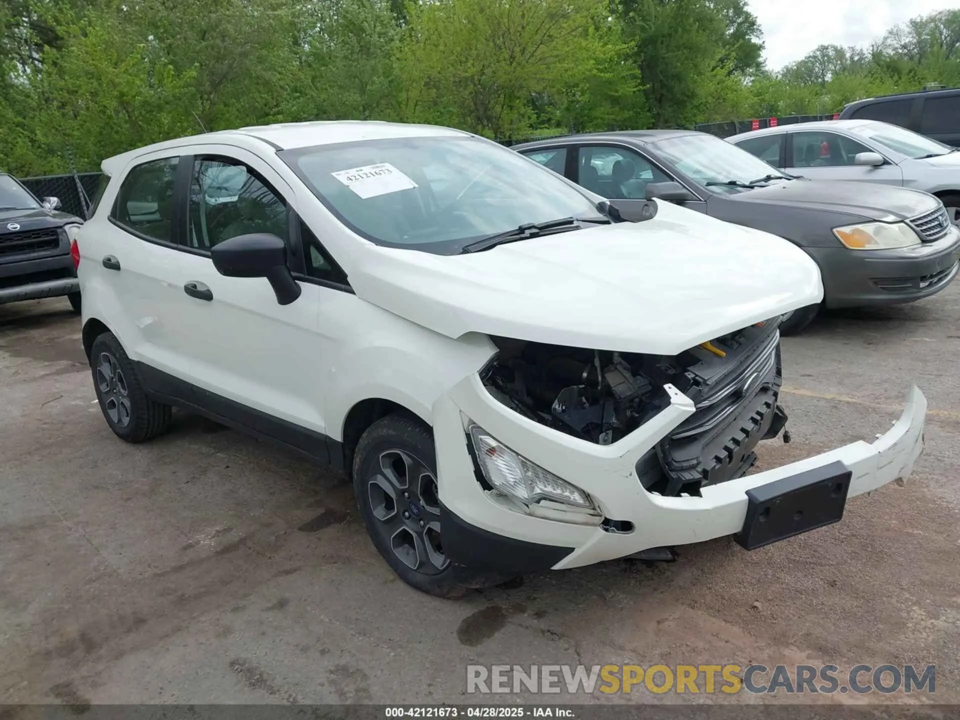 1 Photograph of a damaged car MAJ3S2FE2KC309398 FORD ECOSPORT 2019